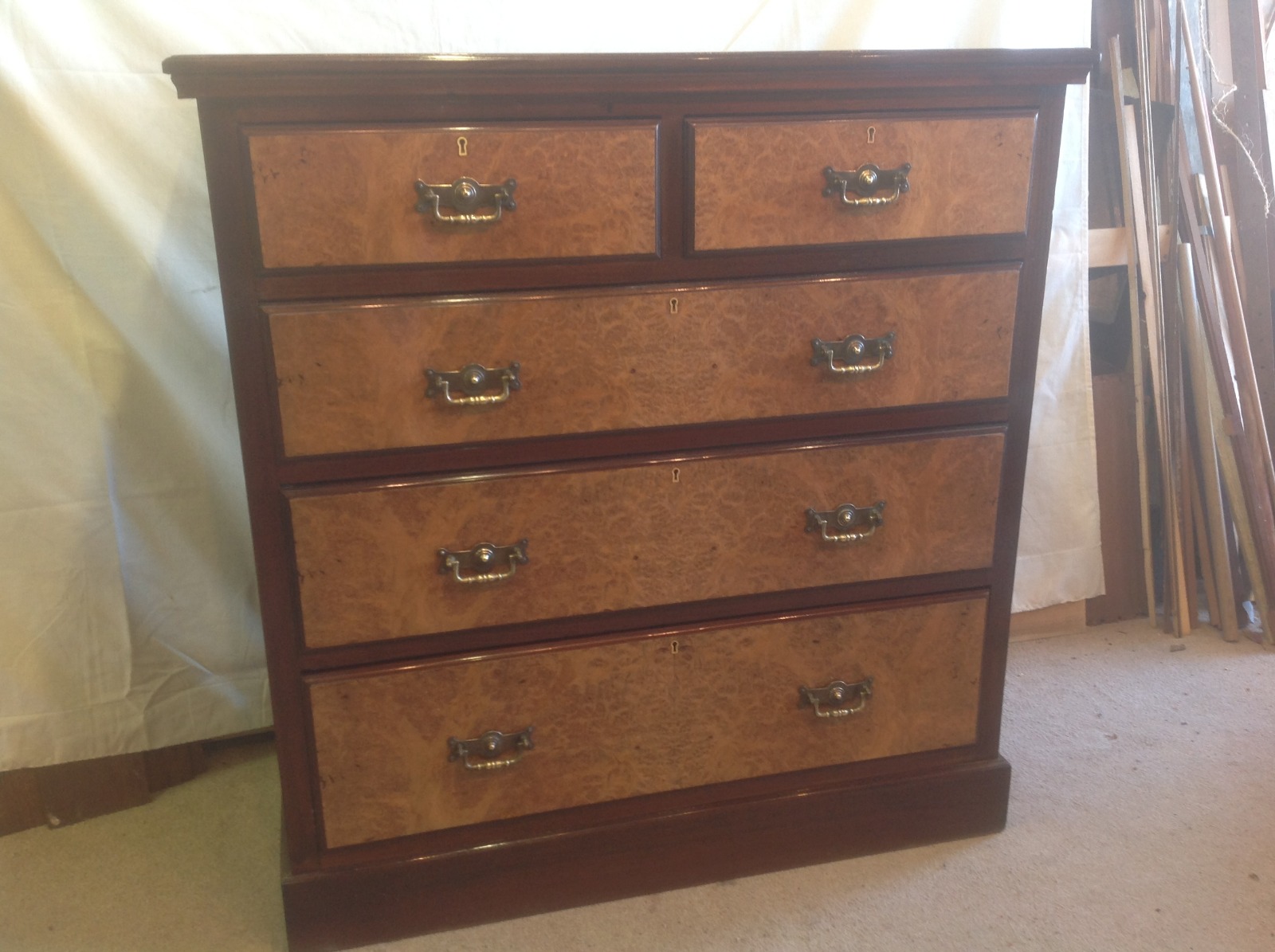 Walnut Chest of Drawers C.1895 LA66991