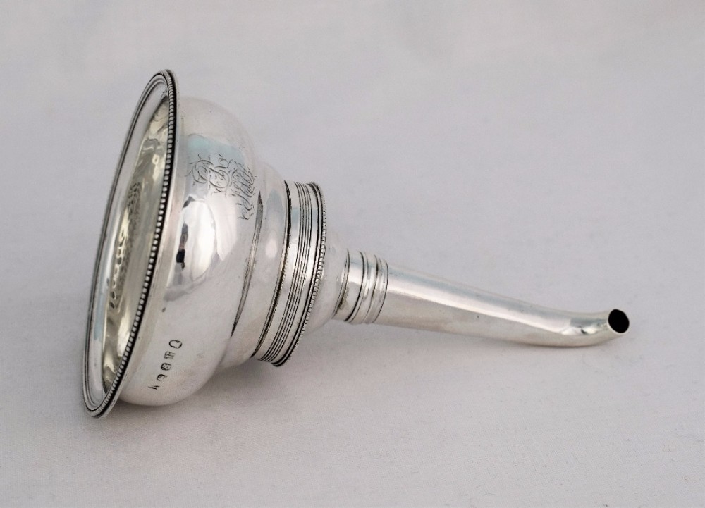 18Thc George III Silver Reeded Wine Funnel London 1792 (1 of 1) 18Thc George III Silver Reeded Wine Funnel London 1792 (1 of 1)