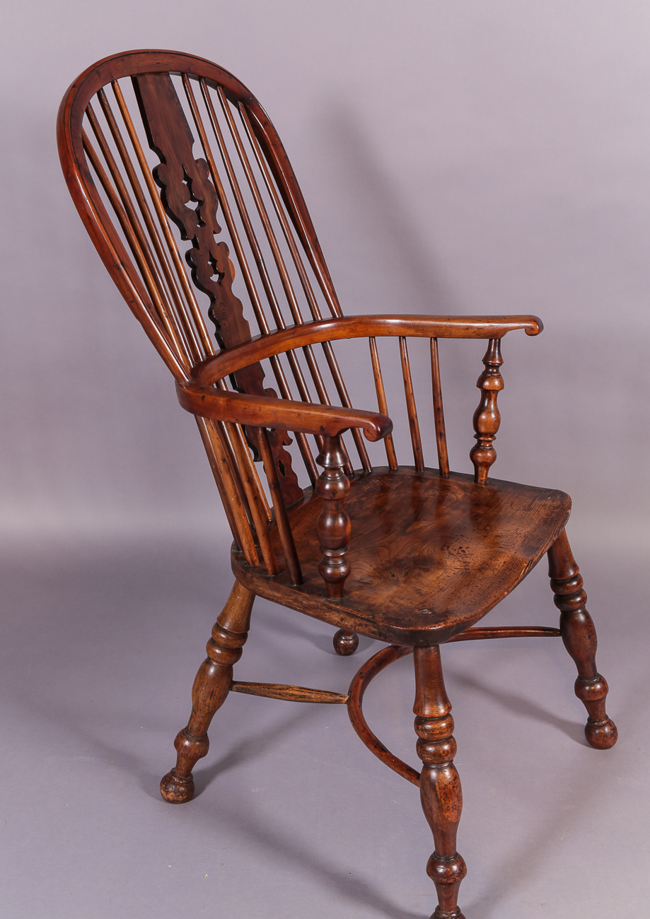 Fine 19th Century Yew Wood High Back Windsor Chair Worksop Maker Allsop (1 of 1) Fine 19th Century Yew Wood High Back Windsor Chair Worksop Maker Allsop (1 of 1)