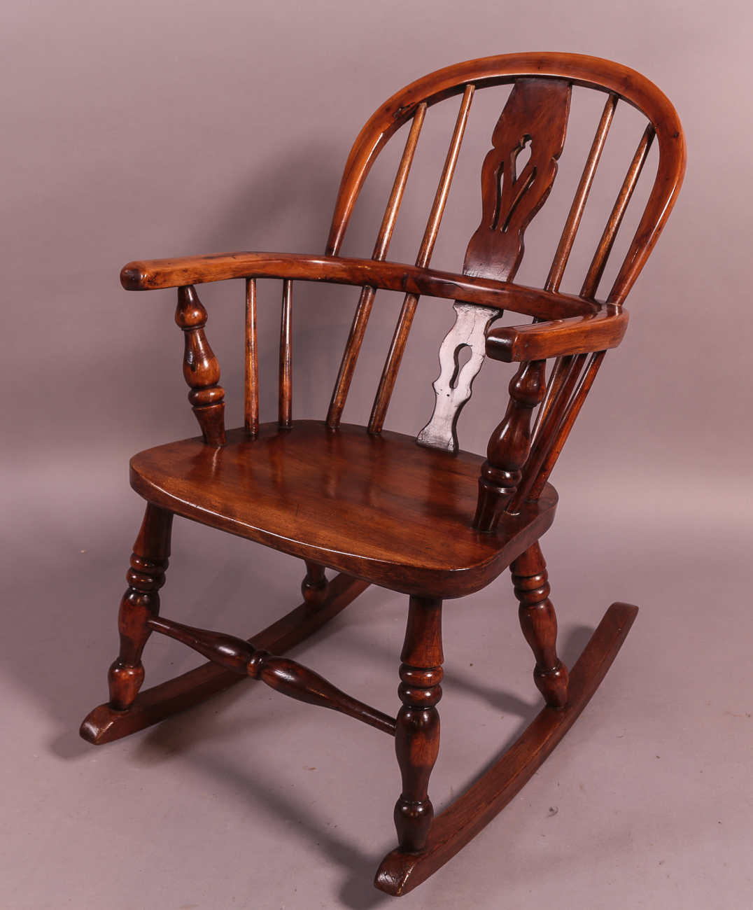 Childs Yew Wood Windsor Rocking Chair c.1840 (1 of 1) Childs Yew Wood Windsor Rocking Chair c.1840 (1 of 1)