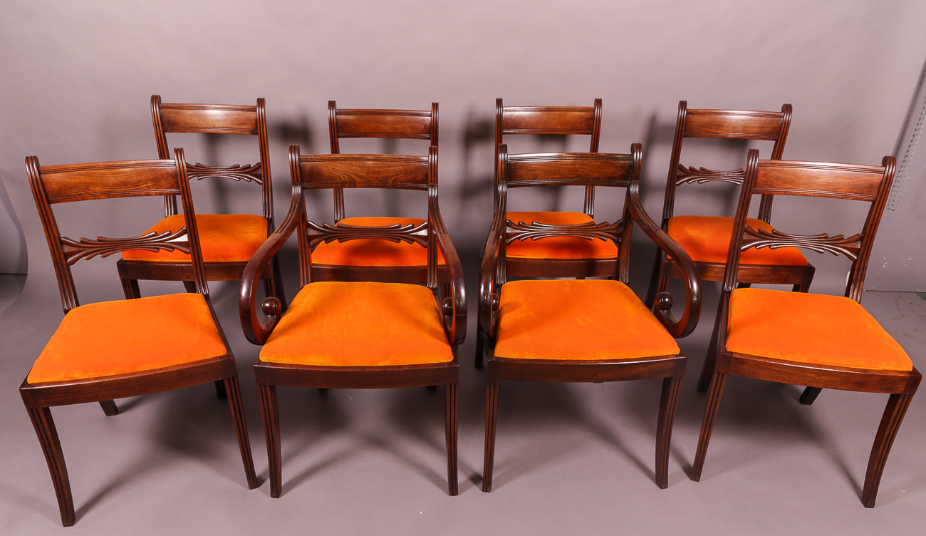 Good Set of 8 Georgian Mahogany Dining Chairs (1 of 1) Good Set of 8 Georgian Mahogany Dining Chairs (1 of 1)