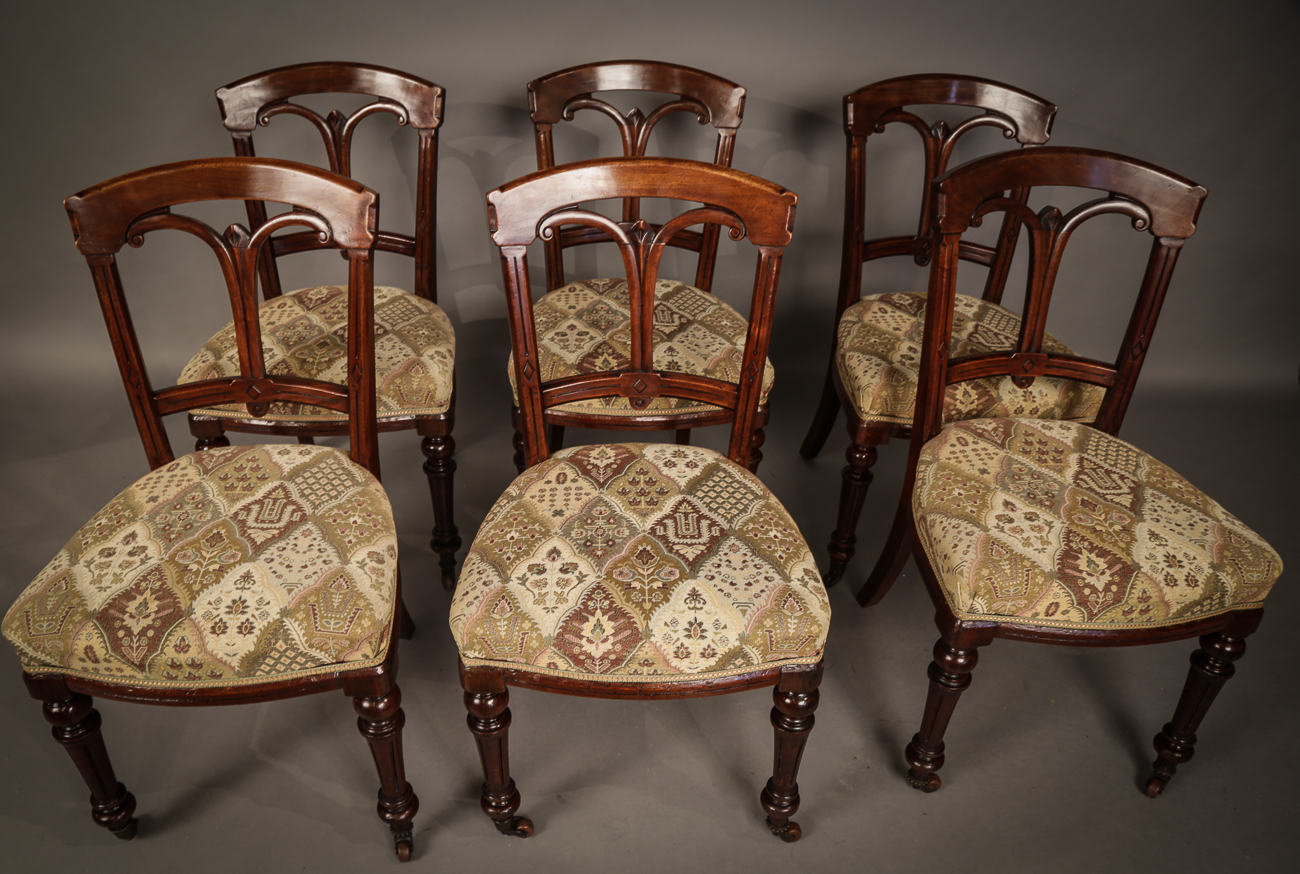 Set of 6 Late Victorian Dining Chairs (1 of 1) Set of 6 Late Victorian Dining Chairs (1 of 1)