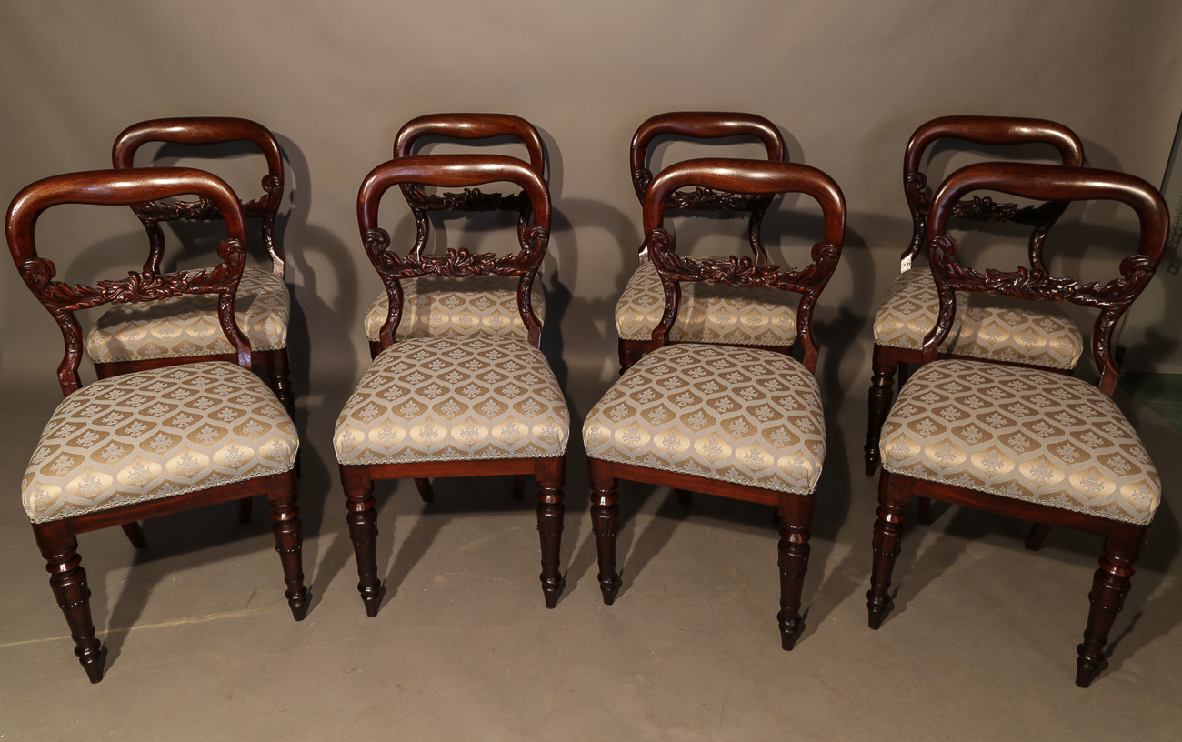 Set of 8 Early Victorian Mahogany Dining Chairs (1 of 1) Set of 8 Early Victorian Mahogany Dining Chairs (1 of 1)