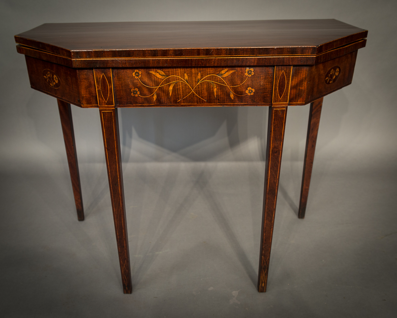Georgian Inlaid Mahogany Tea Table (1 of 1) Georgian Inlaid Mahogany Tea Table (1 of 1)