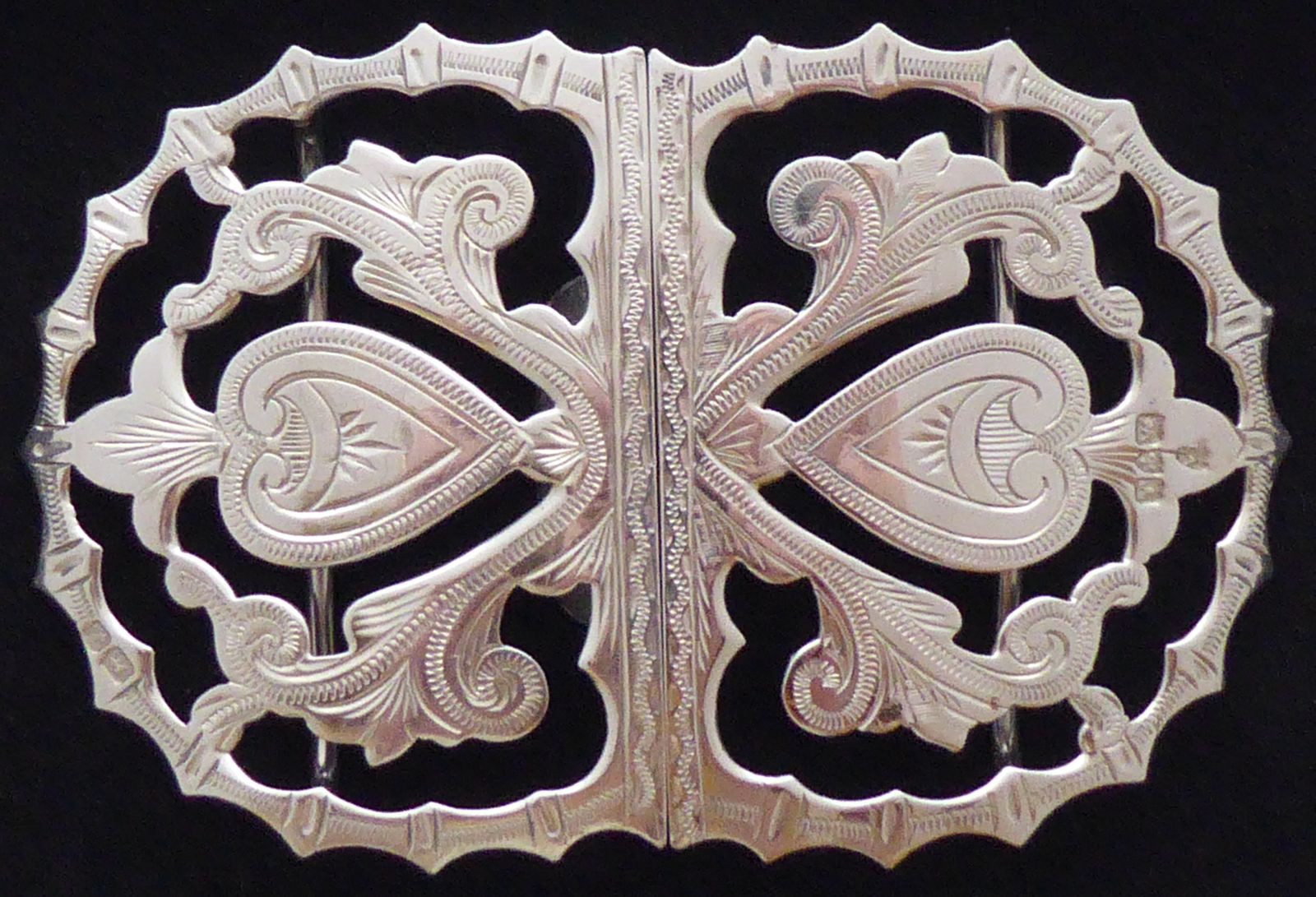 Chester 1901 Hallmarked Solid Silver Nurses Belt Buckle Thomas Able (1 of 1) Chester 1901 Hallmarked Solid Silver Nurses Belt Buckle Thomas Able (1 of 1)