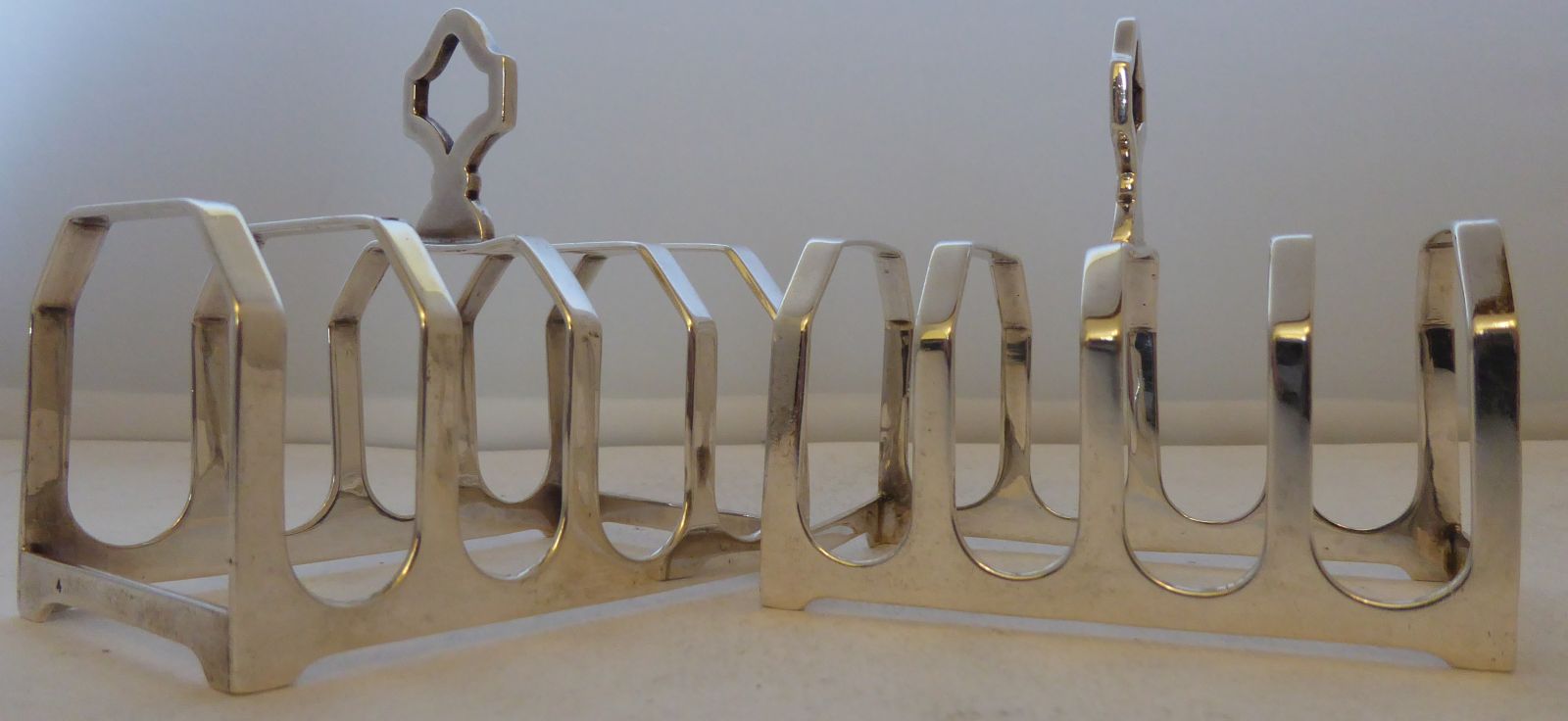Boxed Pair Solid Hallmarked Silver Toast Racks Sheffield 1934 Adie Brothers (1 of 1) Boxed Pair Solid Hallmarked Silver Toast Racks Sheffield 1934 Adie Brothers (1 of 1)