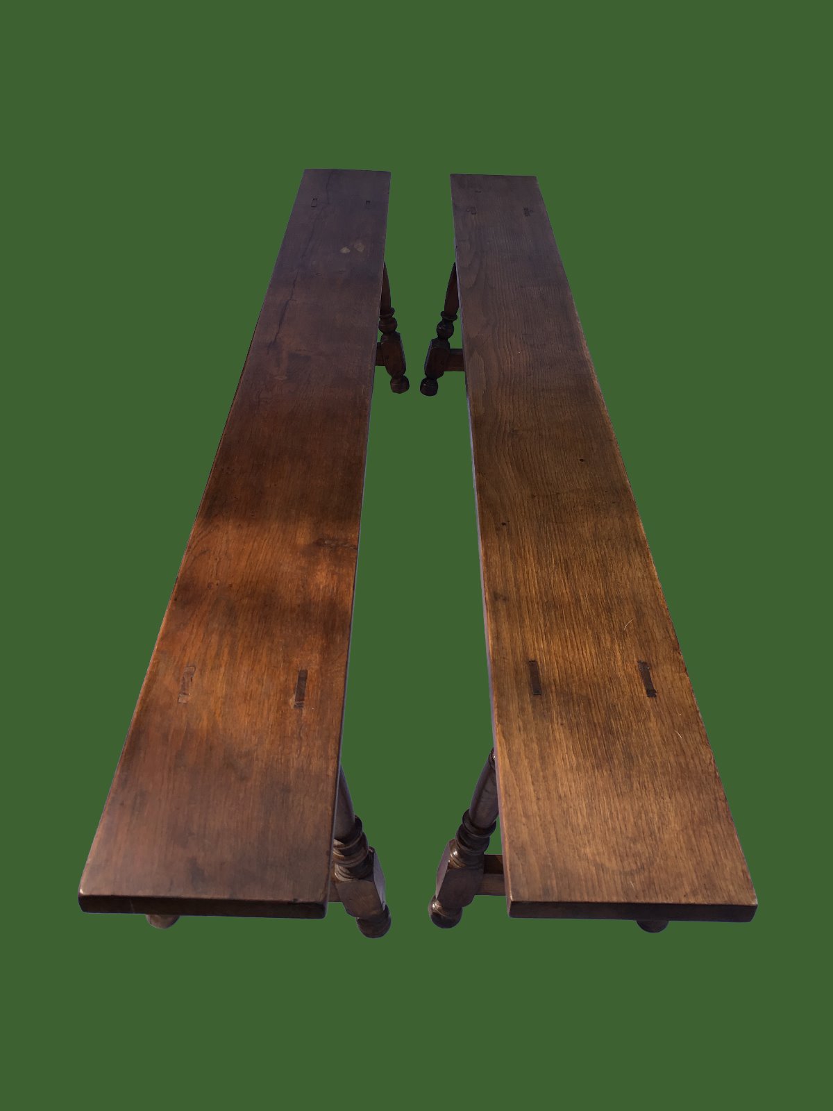 Pair of Oak Benches c.1850 (1 of 1) Pair of Oak Benches c.1850 (1 of 1)