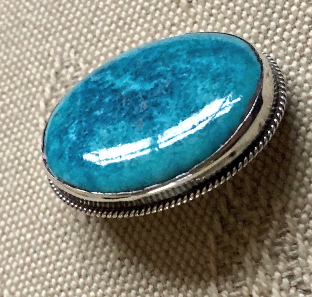 Silver Charles Horner Ruskin Ceramic Brooch C.1918 (1 of 1) Silver Charles Horner Ruskin Ceramic Brooch C.1918 (1 of 1)