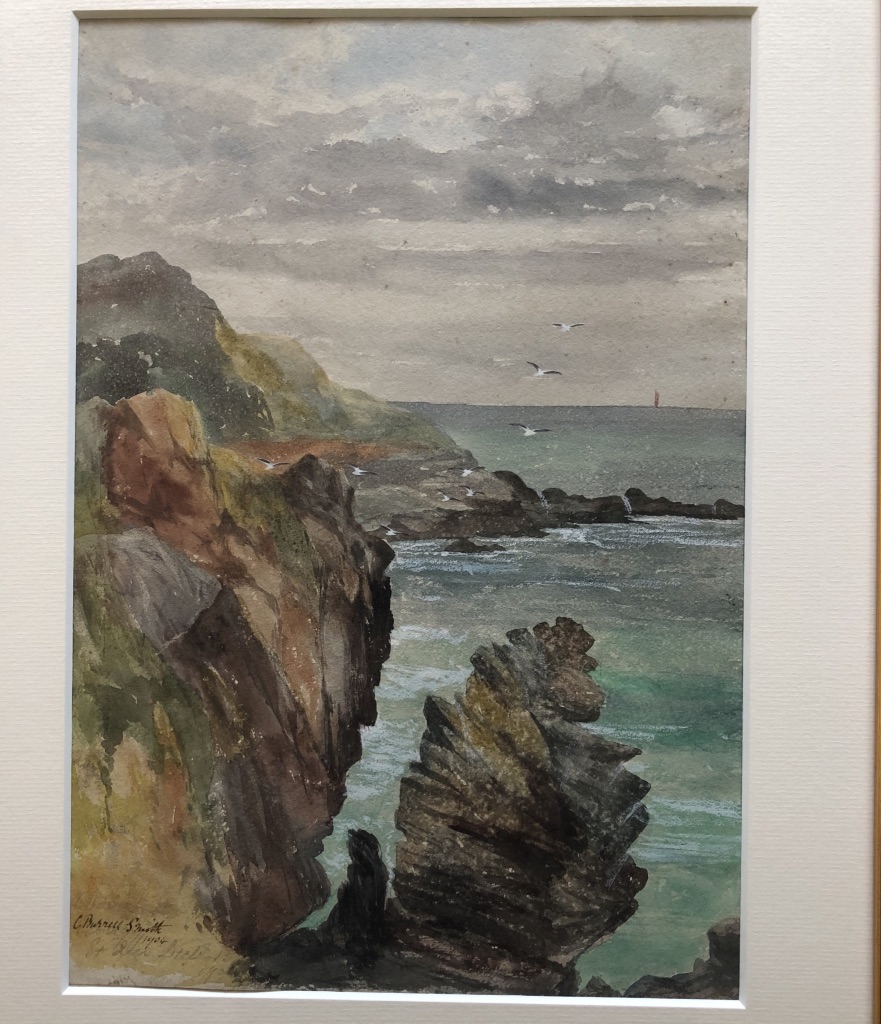 Clodgy Point St Ives Watercolour C Burrell Smith (1 of 3)