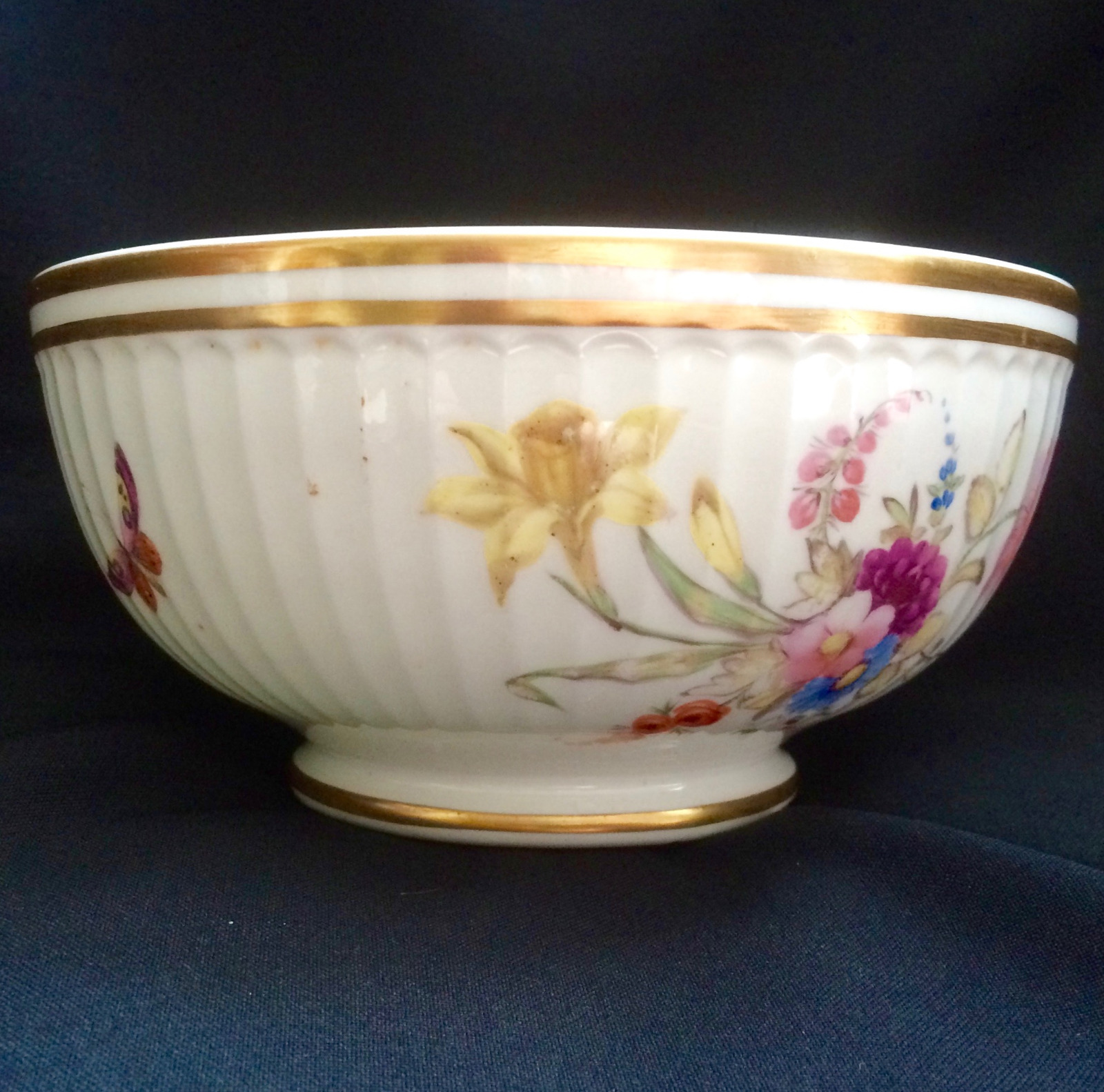 Swansea David Evans Decorated Slops Bowl C.1817 (1 of 1) Swansea David Evans Decorated Slops Bowl C.1817 (1 of 1)