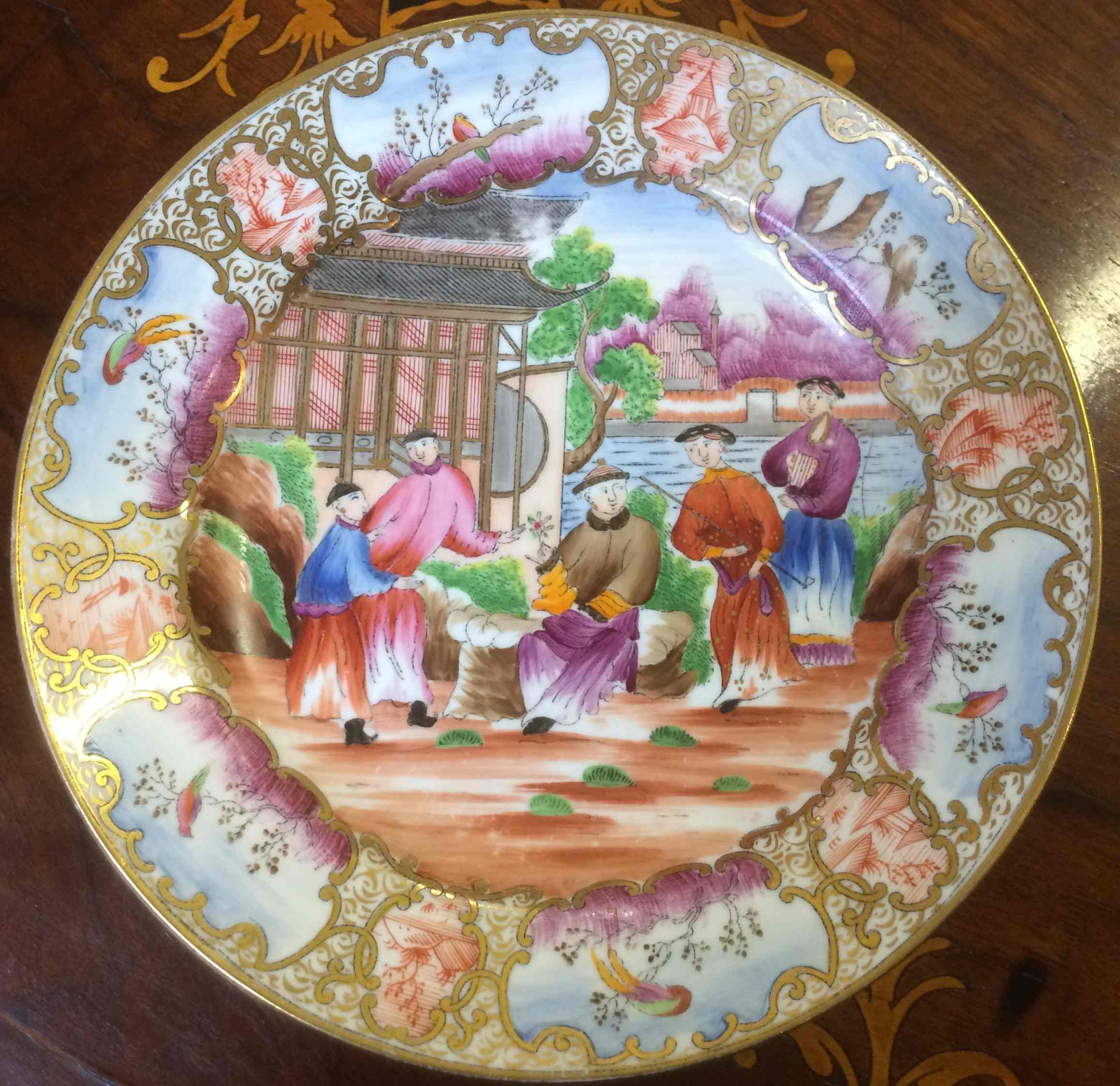 Swansea Mandarin Pattern Tea Plate C.1817 (1 of 1) Swansea Mandarin Pattern Tea Plate C.1817 (1 of 1)