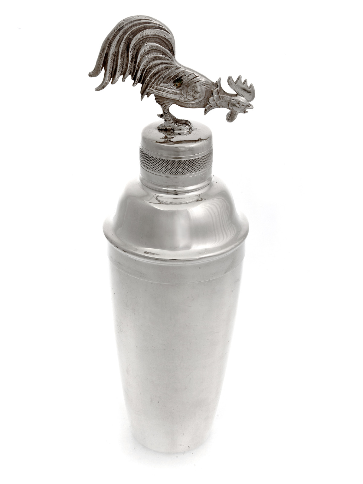 Gladwin Ltd Silver Plated Cocktail Shaker with an Applied Cockerel (1 of 1) Gladwin Ltd Silver Plated Cocktail Shaker with an Applied Cockerel (1 of 1)