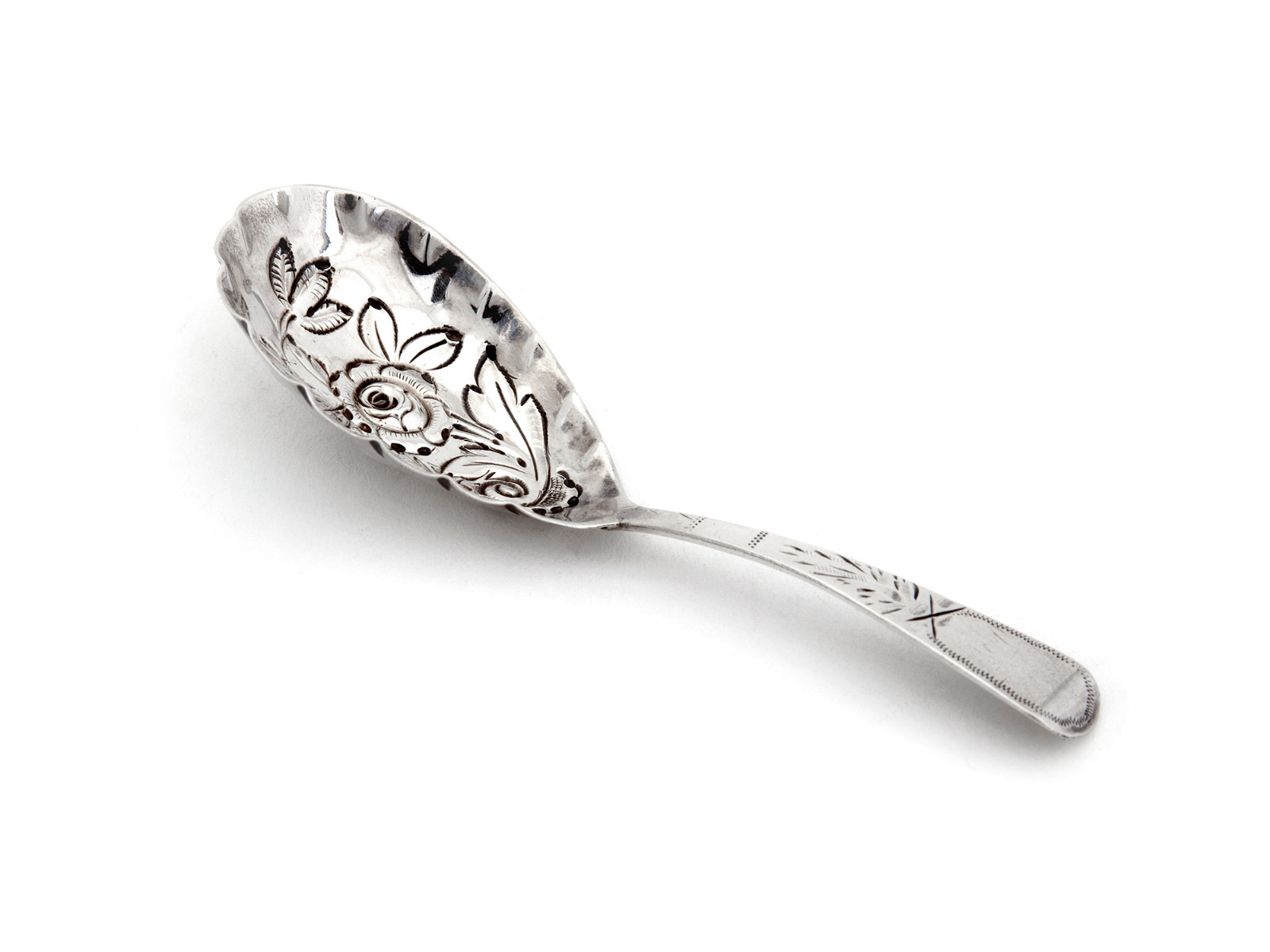 Provincial Victorian Silver Tea Caddy Spoon with Assay Marks for Exeter (1 of 1) Provincial Victorian Silver Tea Caddy Spoon with Assay Marks for Exeter (1 of 1)