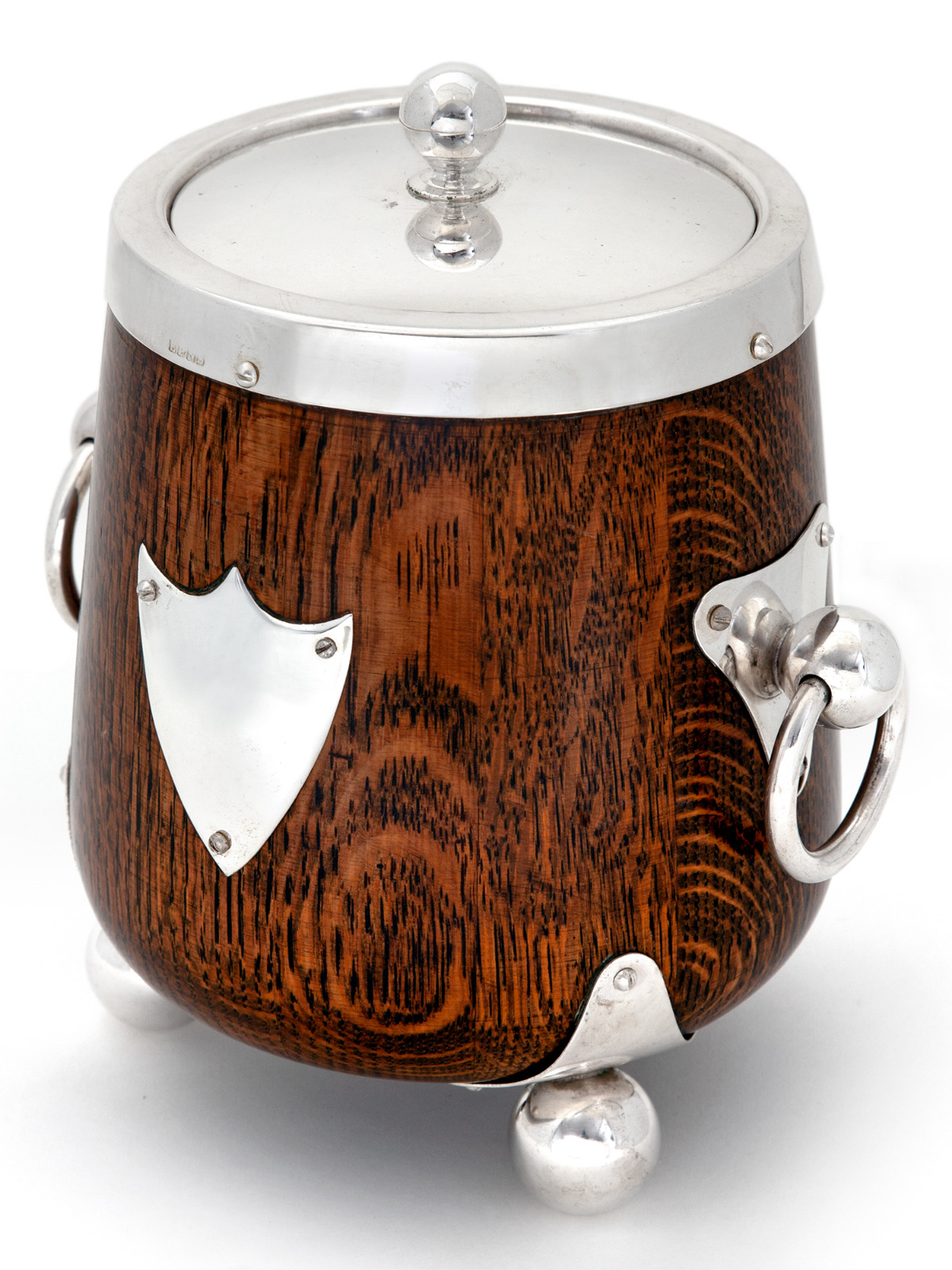 Edwardian Oak & Silver Plate Barrel (1 of 5) Edwardian Oak & Silver Plate Barrel (1 of 5)