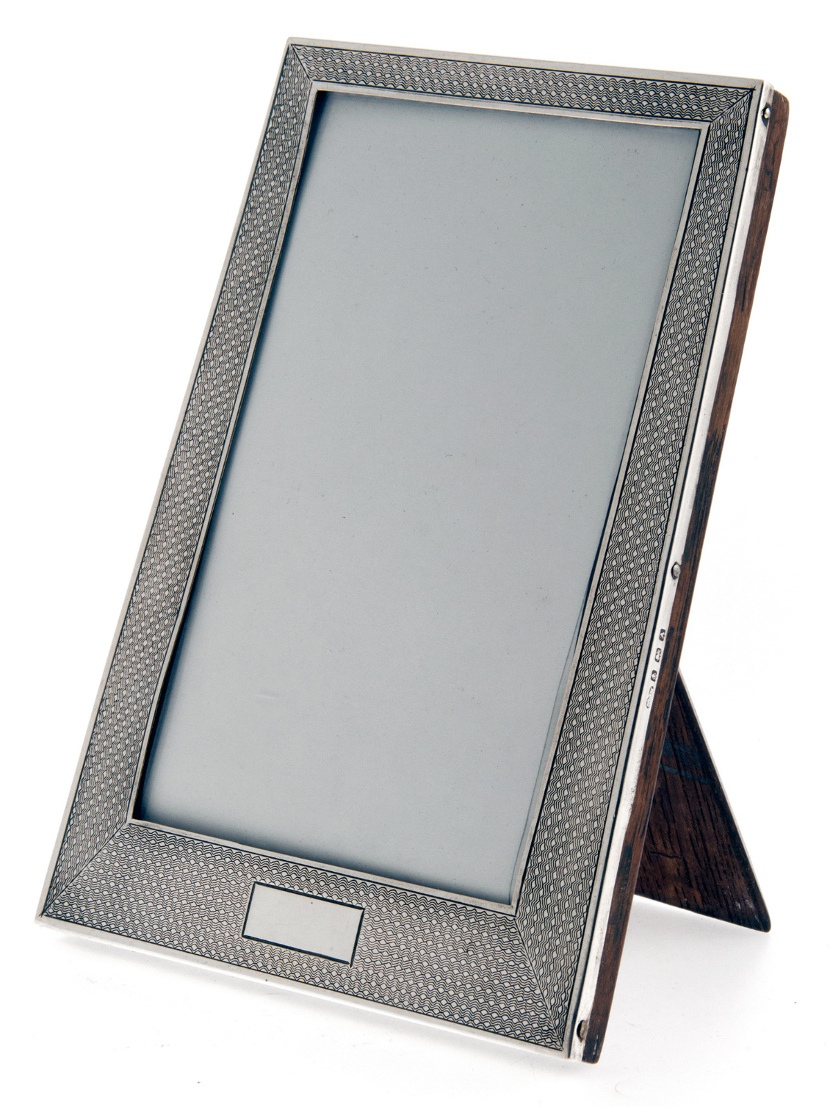 An Engine Turned Silver Photo or Picture Frame (1 of 1) An Engine Turned Silver Photo or Picture Frame (1 of 1)