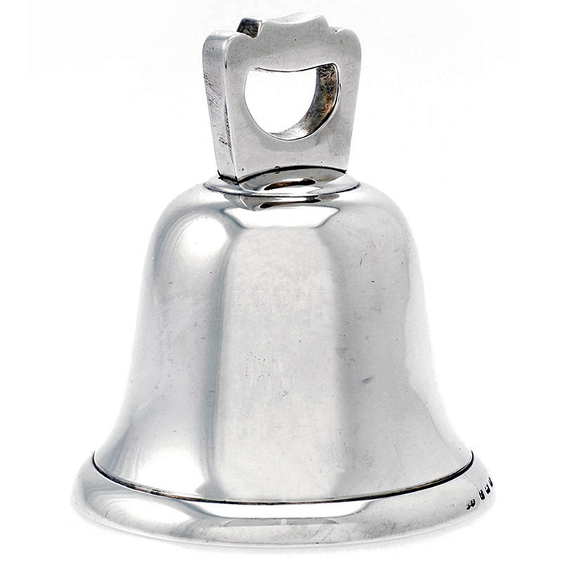 Cast Silver Plain Table Bell c.1921 (1 of 1) Cast Silver Plain Table Bell c.1921 (1 of 1)