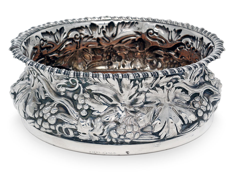 Antique Victorian Decorative Silver Coaster (1 of 1) Antique Victorian Decorative Silver Coaster (1 of 1)