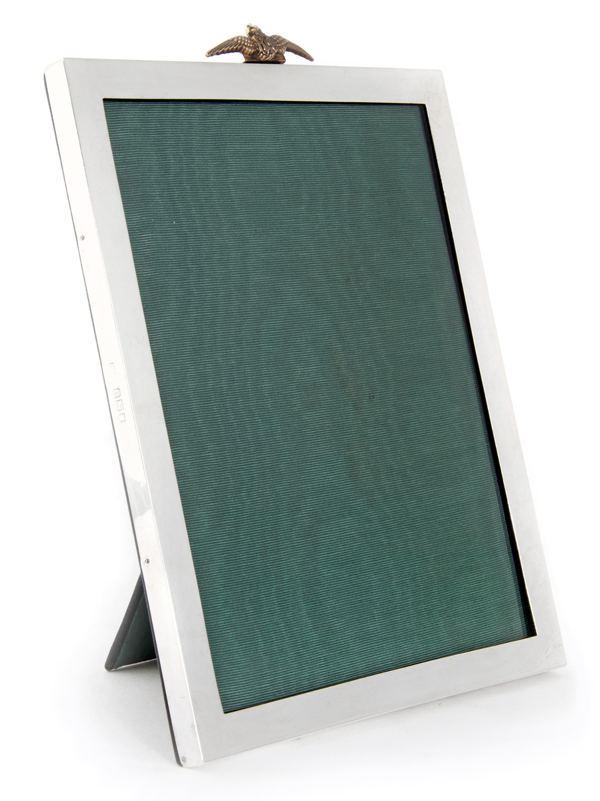 Plain Silver Royal Flying Corps Leather Backed Rectangular Photo Frame (1 of 1) Plain Silver Royal Flying Corps Leather Backed Rectangular Photo Frame (1 of 1)