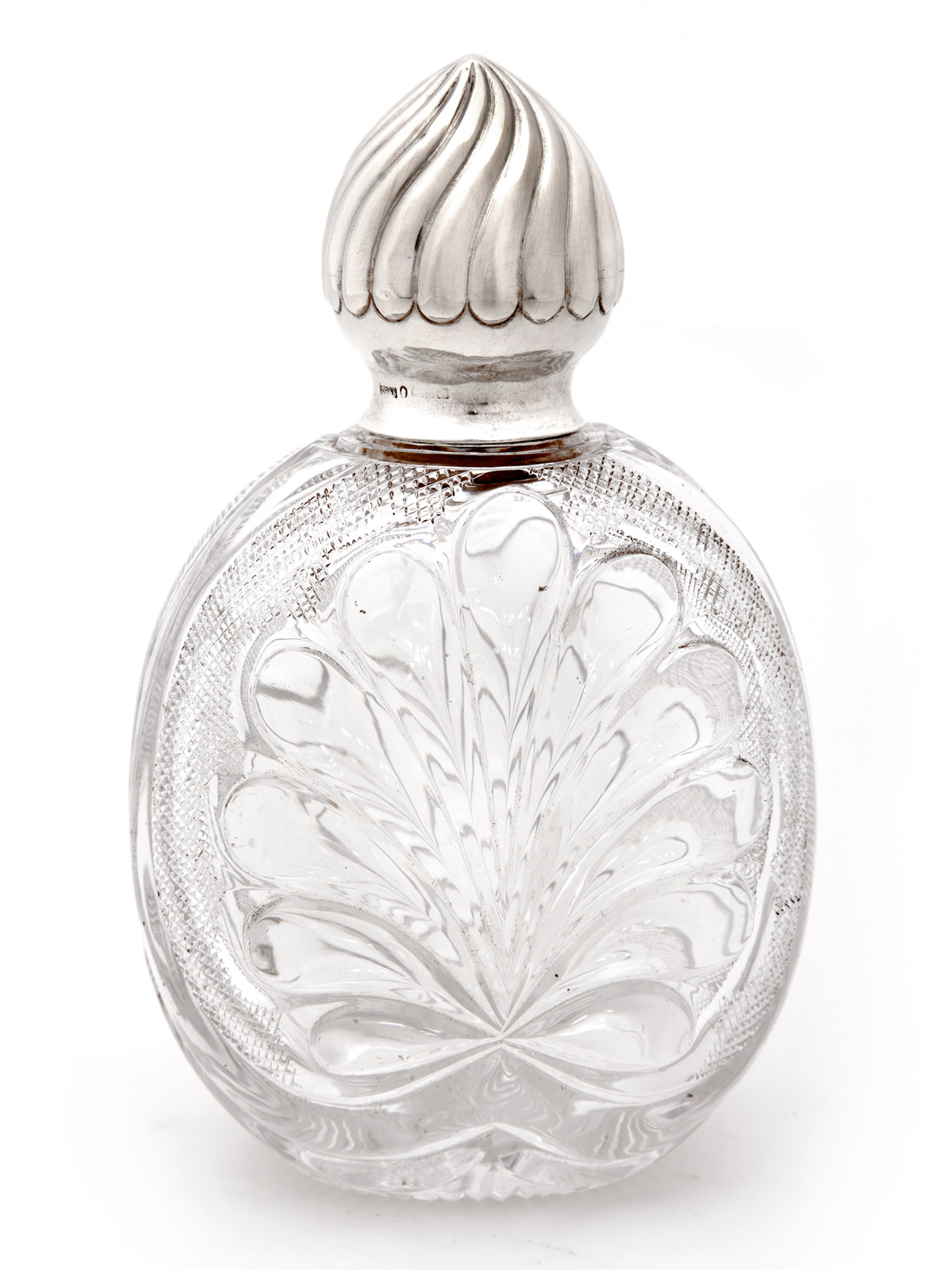 Large Victorian Silver & Cut Glass Perfume Bottle by John Grinsell & Son (1 of 5) Large Victorian Silver & Cut Glass Perfume Bottle by John Grinsell & Son (1 of 5)
