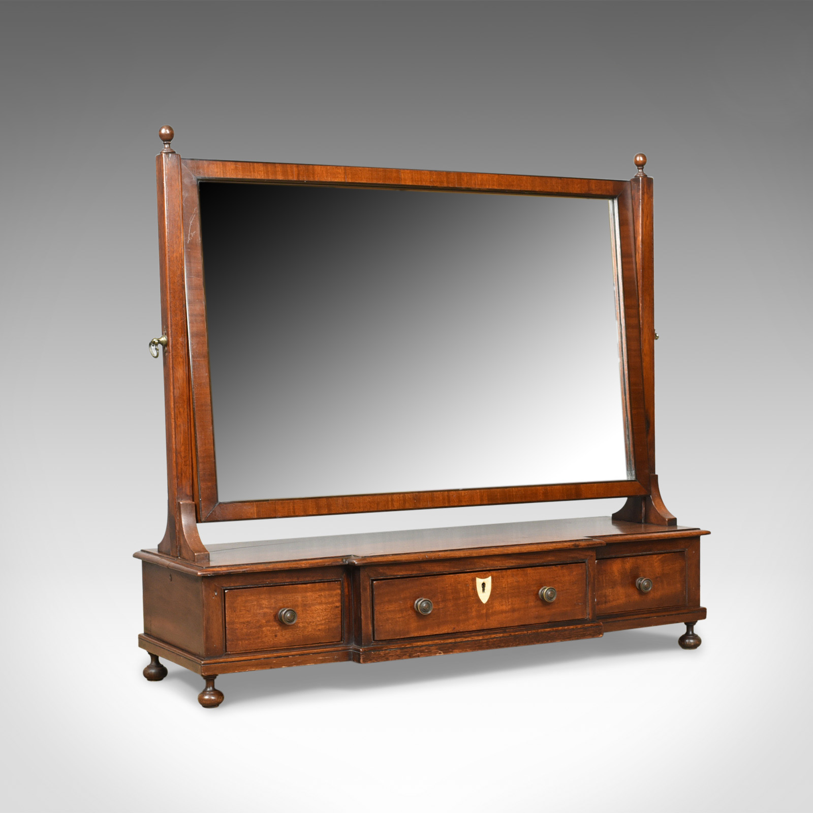 Large, Antique Dressing Table Mirror, Mahogany, Georgian, Platform, Toilet c.1800 (1 of 1) Large, Antique Dressing Table Mirror, Mahogany, Georgian, Platform, Toilet c.1800 (1 of 1)