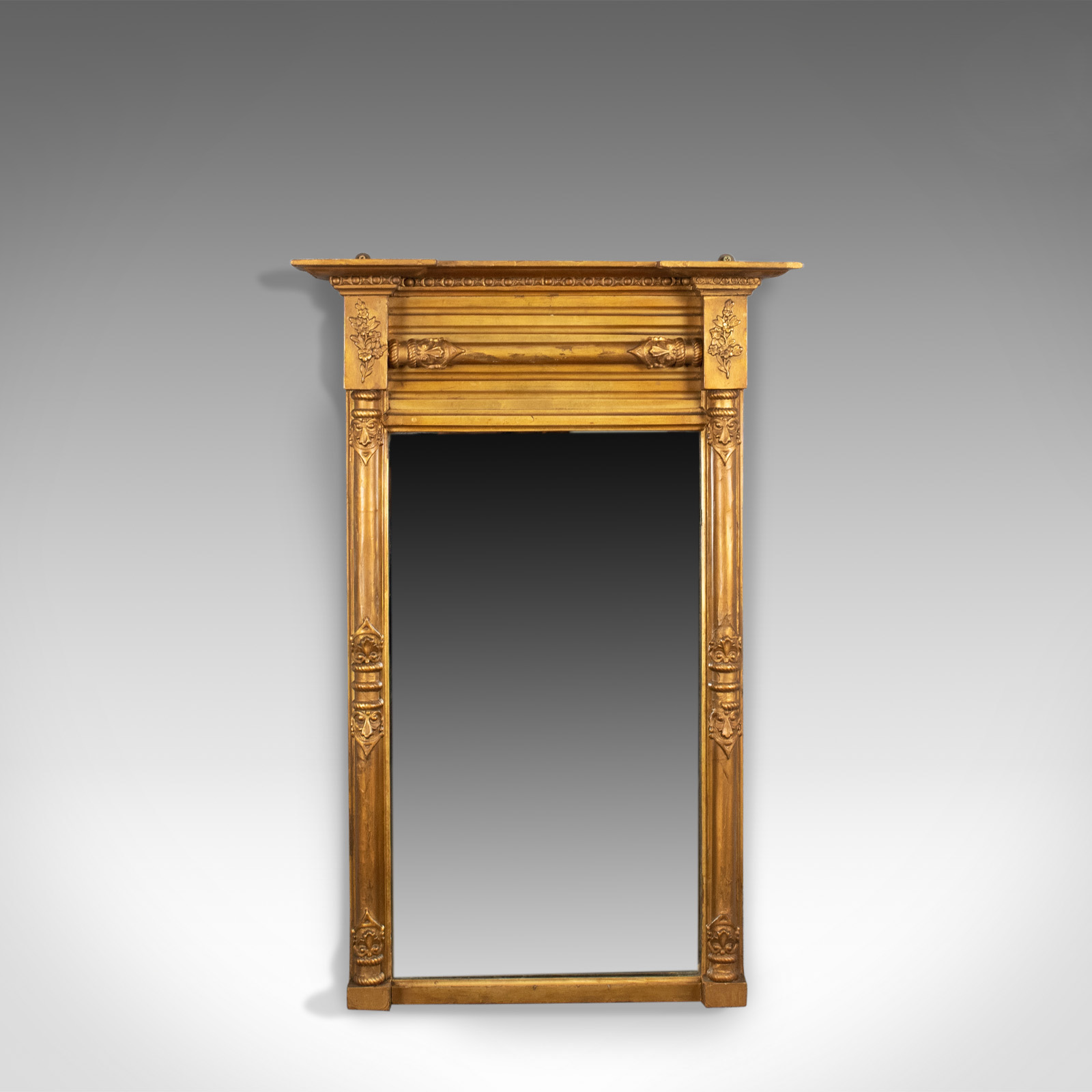 Antique Pier Mirror, Regency, Giltwood, Wall, Early 19th Century c.1820 (1 of 1) Antique Pier Mirror, Regency, Giltwood, Wall, Early 19th Century c.1820 (1 of 1)