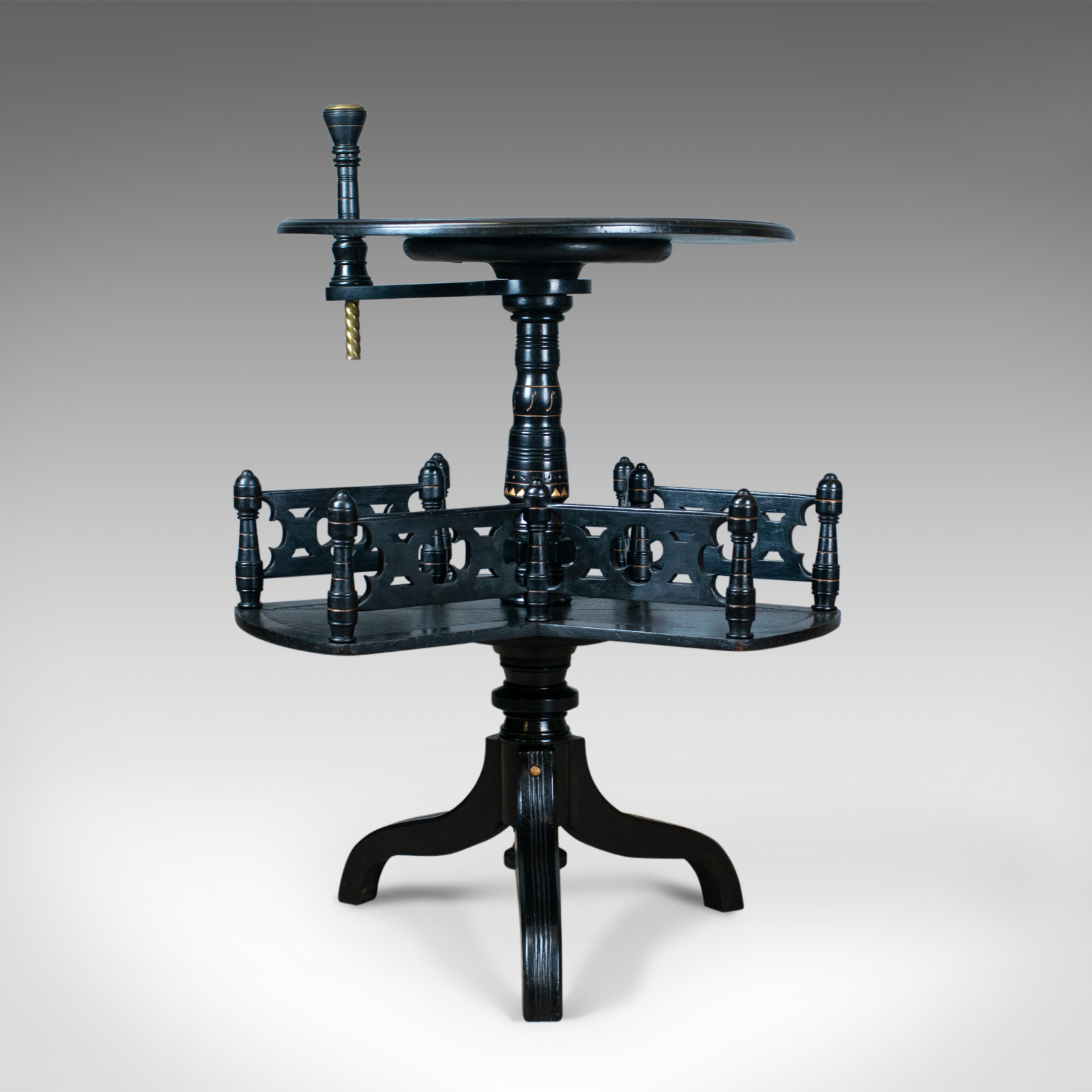 Aesthetic Period Reading Table, English, Victorian, Ebonised, Side c.1880 (1 of 1) Aesthetic Period Reading Table, English, Victorian, Ebonised, Side c.1880 (1 of 1)