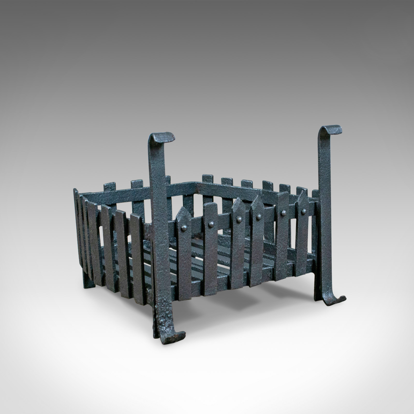 Antique Fire Basket, Free Standing, Victorian, Fireplace, Grate c.1900 (1 of 1) Antique Fire Basket, Free Standing, Victorian, Fireplace, Grate c.1900 (1 of 1)