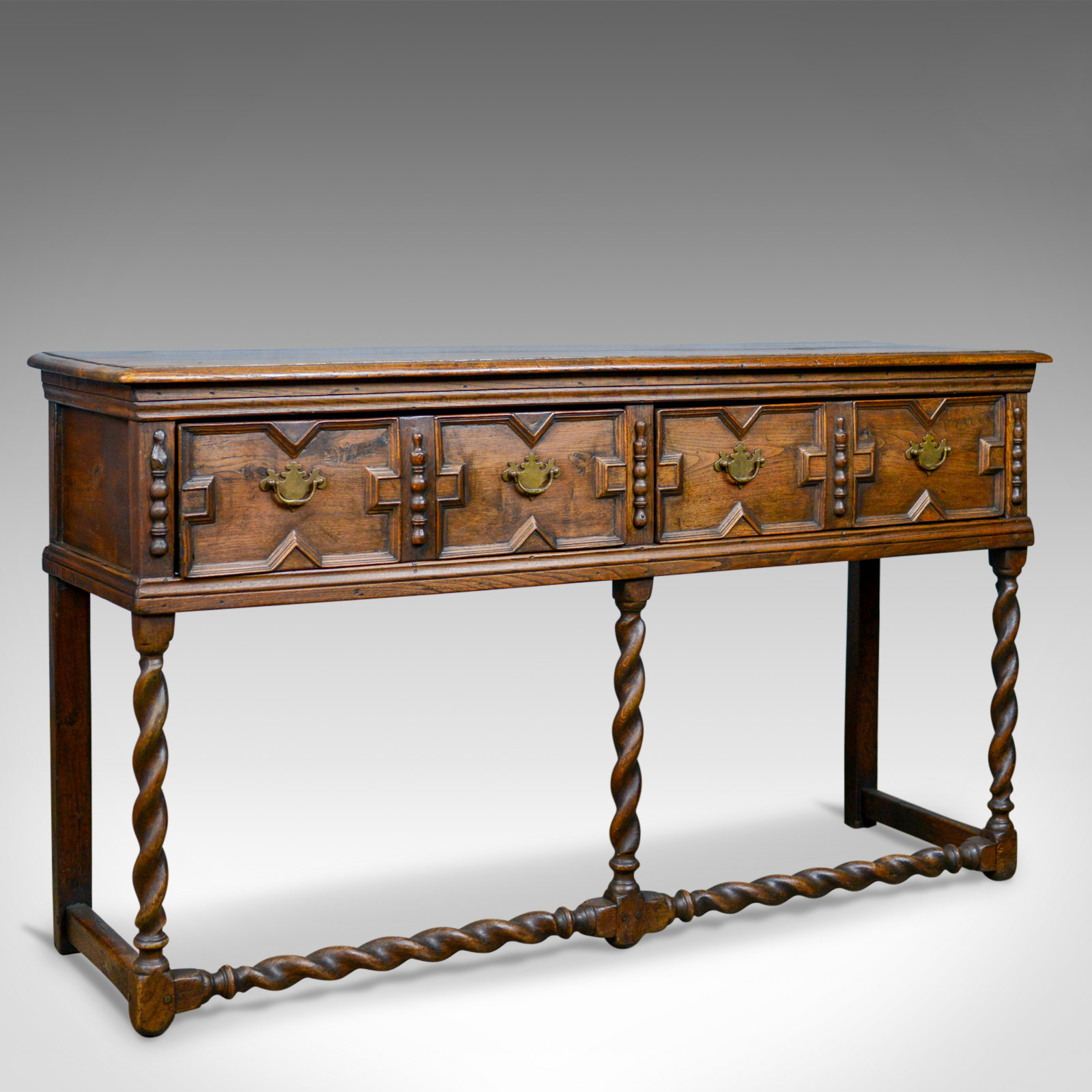 Antique Dresser Base, Early 18th Century, English, Oak, Sideboard c.1700 (1 of 1) Antique Dresser Base, Early 18th Century, English, Oak, Sideboard c.1700 (1 of 1)