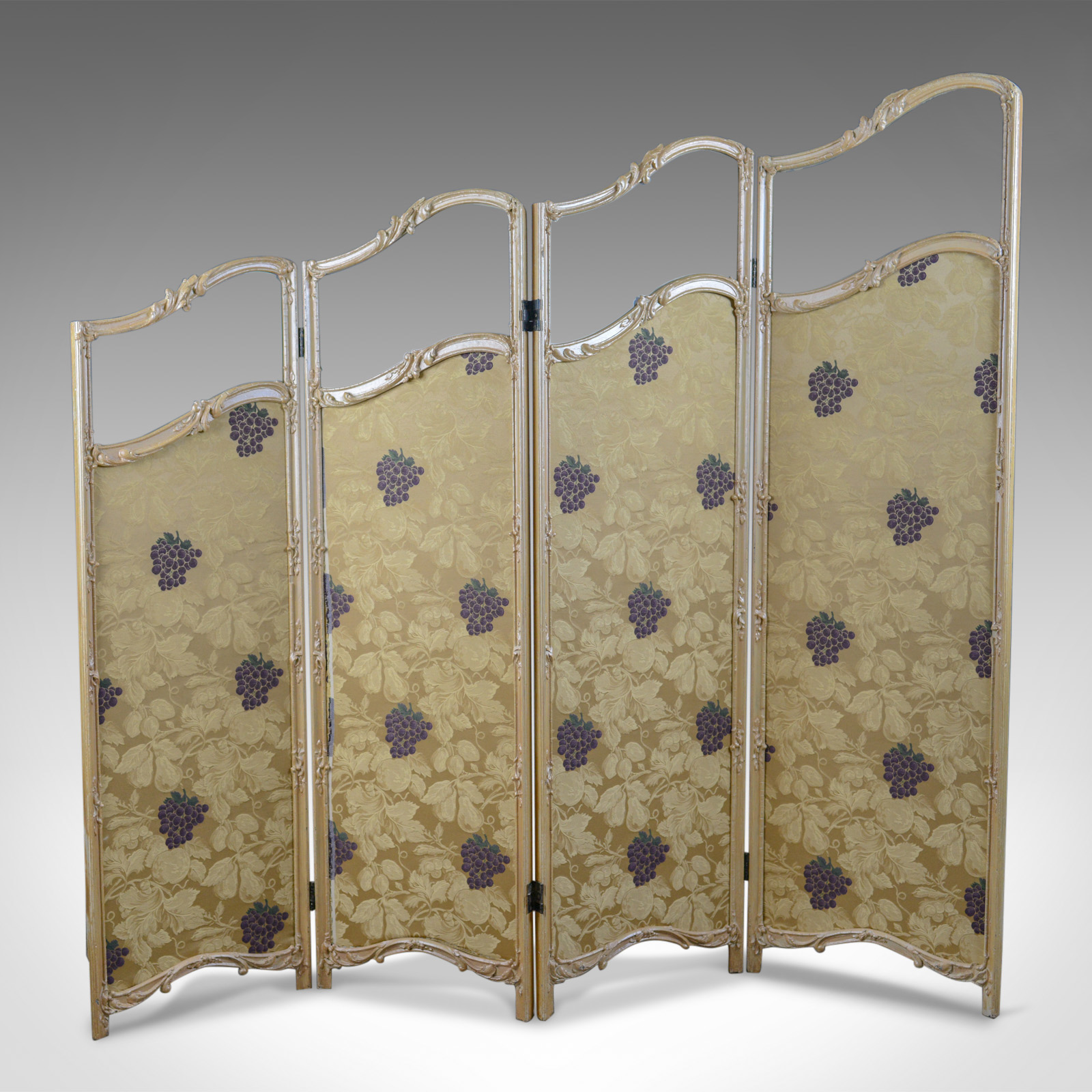 French Antique Folding Screen, Giltwood, Needlepoint, Room Divider c.1890 (1 of 1) French Antique Folding Screen, Giltwood, Needlepoint, Room Divider c.1890 (1 of 1)
