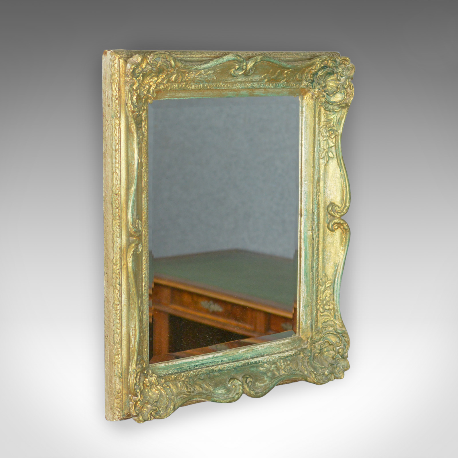 Antique Wall Mirror, Victorian, Painted Gilt Gesso Frame, Classical Taste c.1890 (1 of 5) Antique Wall Mirror, Victorian, Painted Gilt Gesso Frame, Classical Taste c.1890 (1 of 5)
