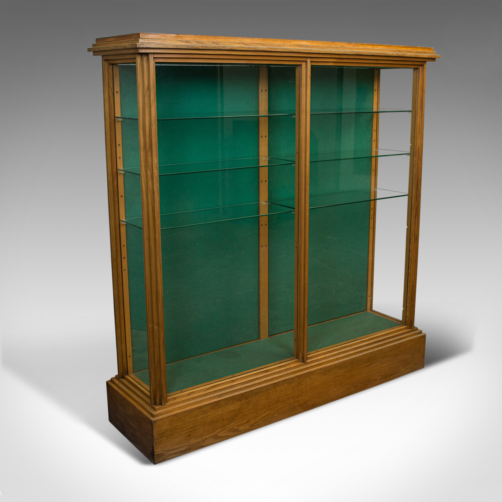 Antique Shop Display Cabinet, English, Victorian, Ash, Fitting c.1900 (1 of 1) Antique Shop Display Cabinet, English, Victorian, Ash, Fitting c.1900 (1 of 1)