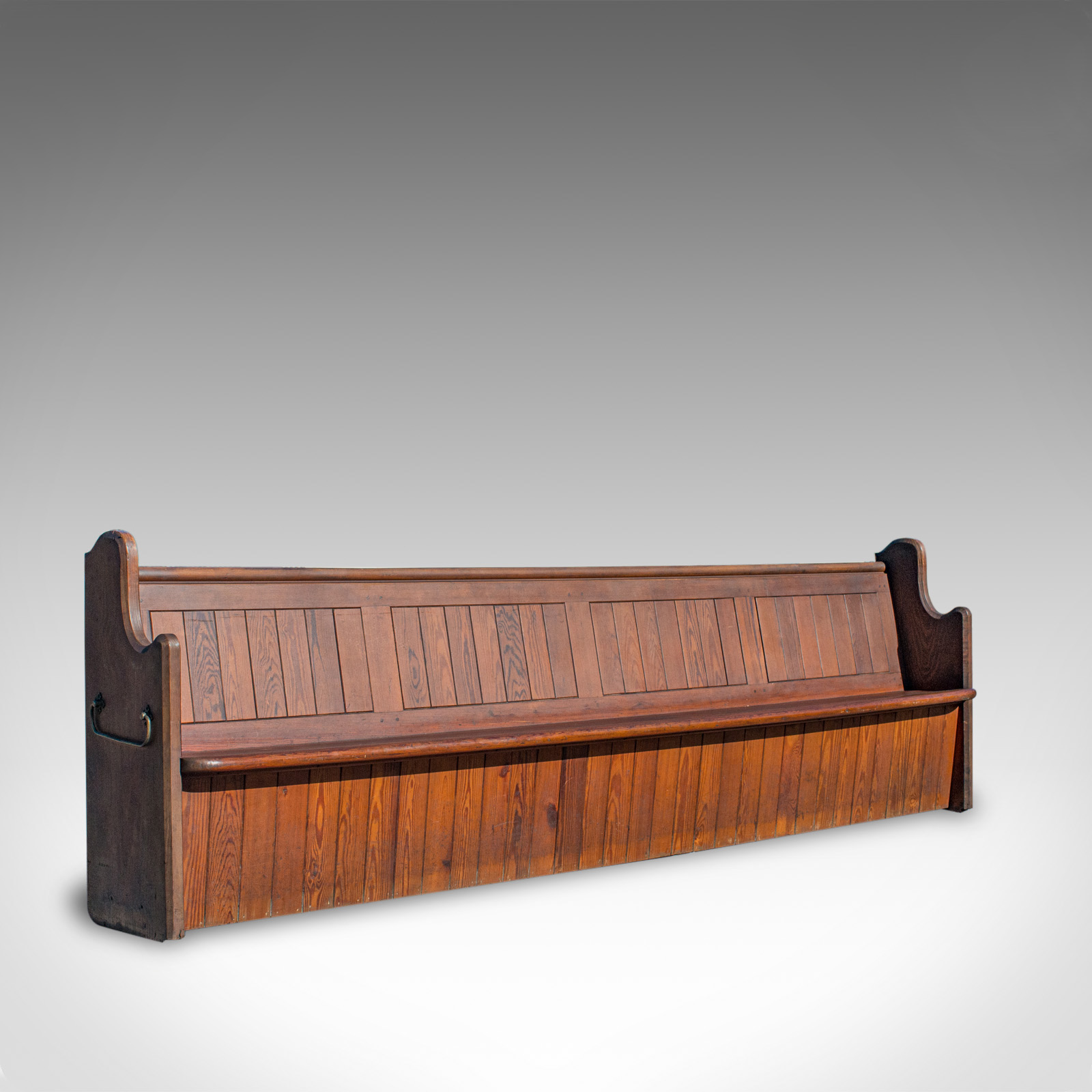 Large Antique Pew, 10 Feet, English, Pitch Pine, Bench Seat, 7-8, 19th Century (1 of 9) Large Antique Pew, 10 Feet, English, Pitch Pine, Bench Seat, 7-8, 19th Century (1 of 9)