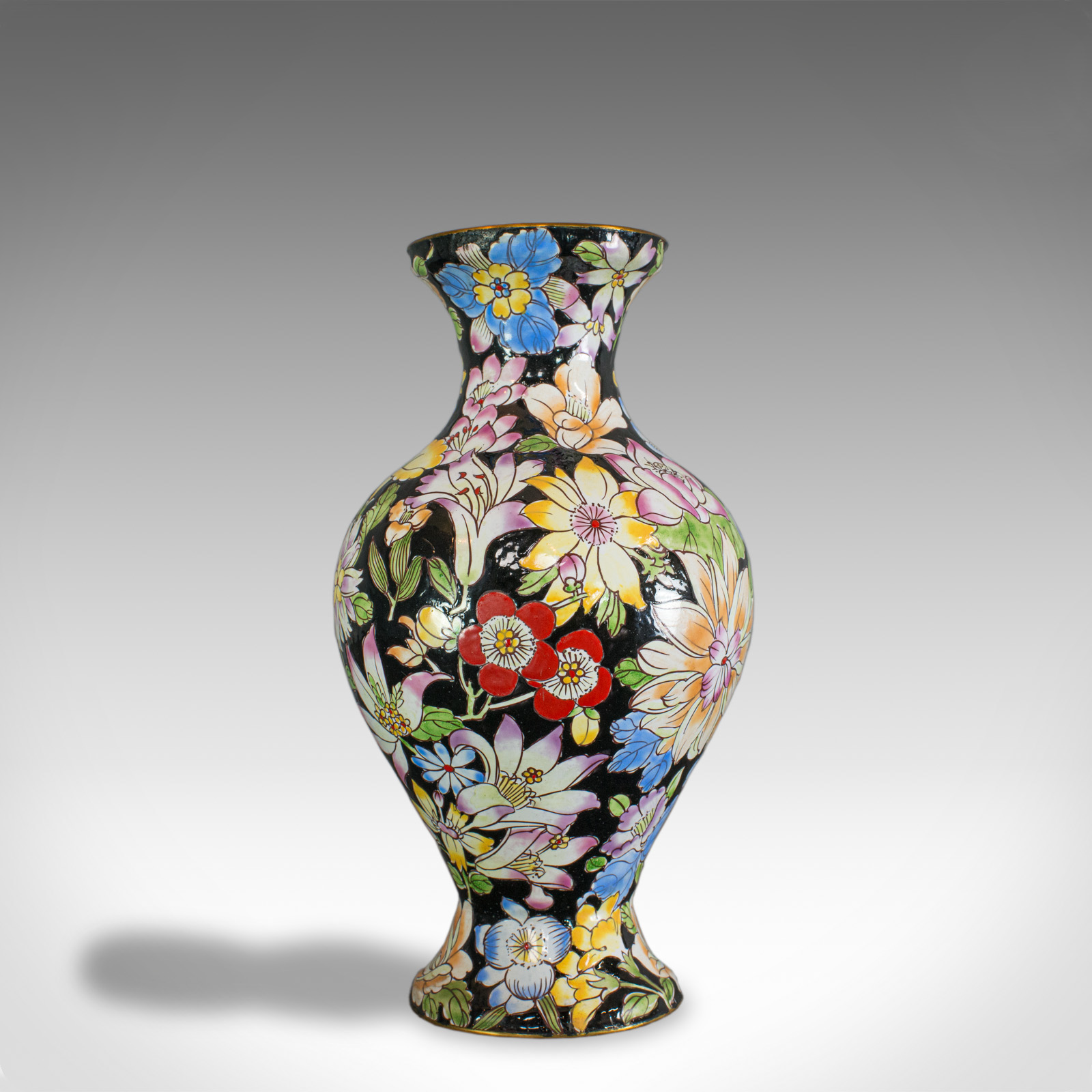 Antique Decorative Vase, French, Cloisonne, Baluster Urn c.1880 (1 of 10)