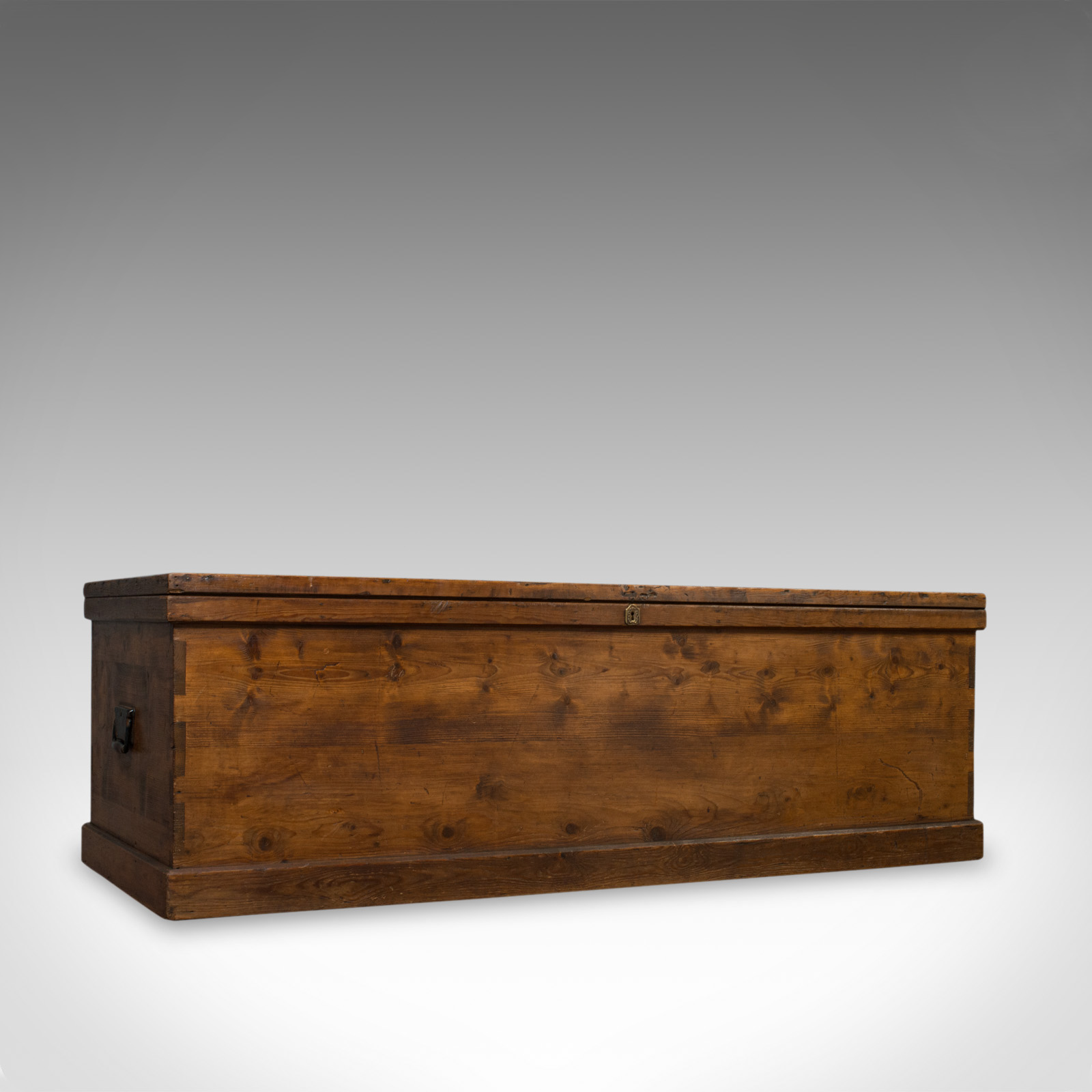 Large Antique Coffer, English, Pine, Storage, Chest, Trunk, Victorian (1 of 1) Large Antique Coffer, English, Pine, Storage, Chest, Trunk, Victorian (1 of 1)