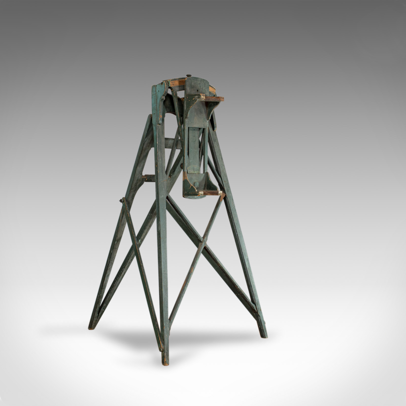 Large, Antique Telescope Tripod, English, Pine, Observatory, Rack c.1900 (1 of 12)