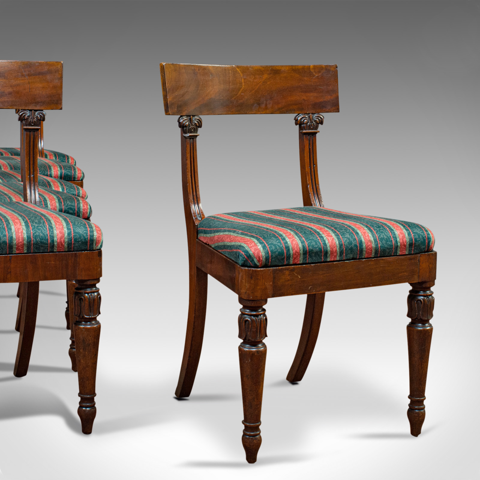 Antique Set of Six Dining Chairs, Mahogany Suite, Spillman & Co, Regency c.1820 (1 of 1) Antique Set of Six Dining Chairs, Mahogany Suite, Spillman & Co, Regency c.1820 (1 of 1)