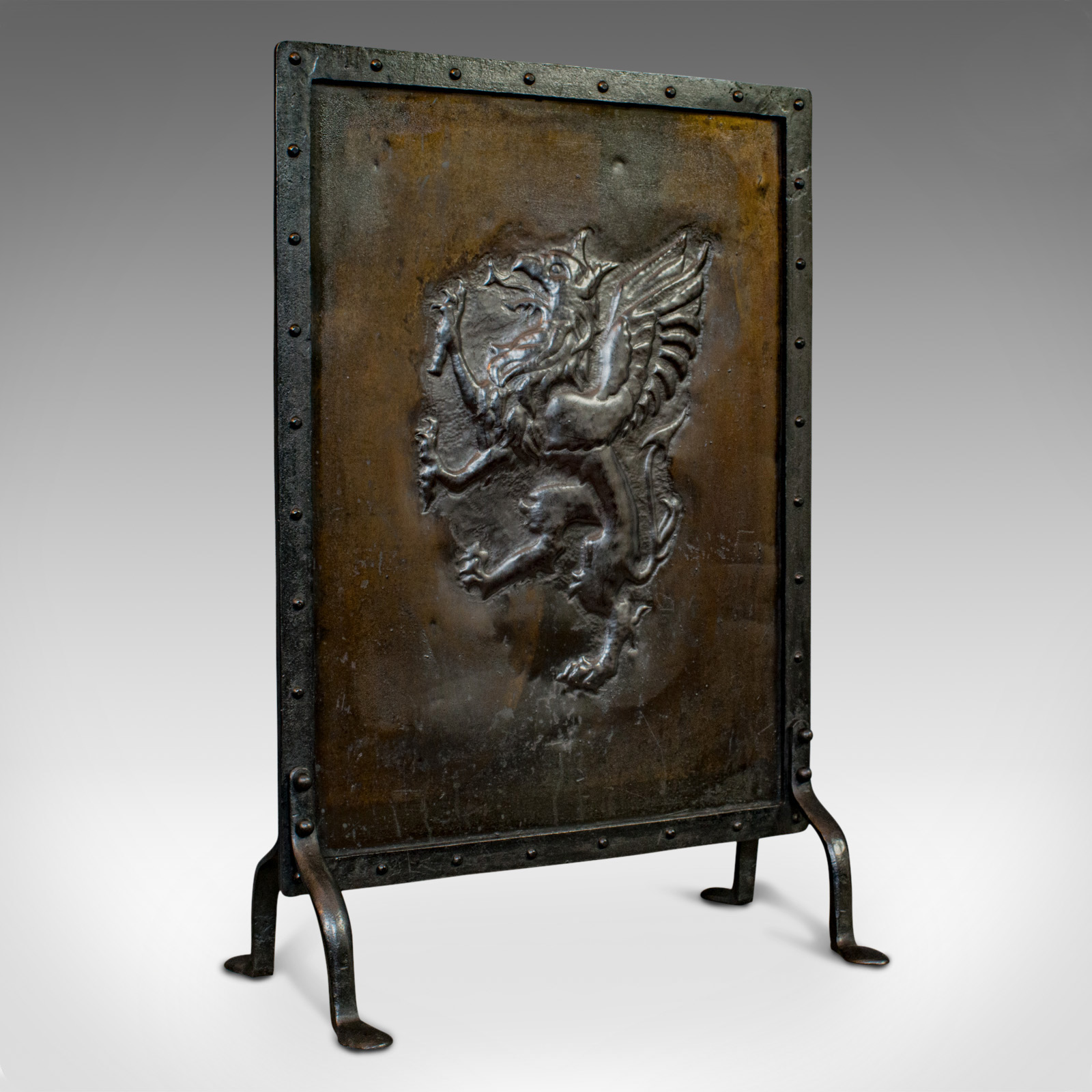 Antique Fire Guard, Scottish, Brass, Steel, Fireplace, Stand, 20th Century (1 of 10) Antique Fire Guard, Scottish, Brass, Steel, Fireplace, Stand, 20th Century (1 of 10)