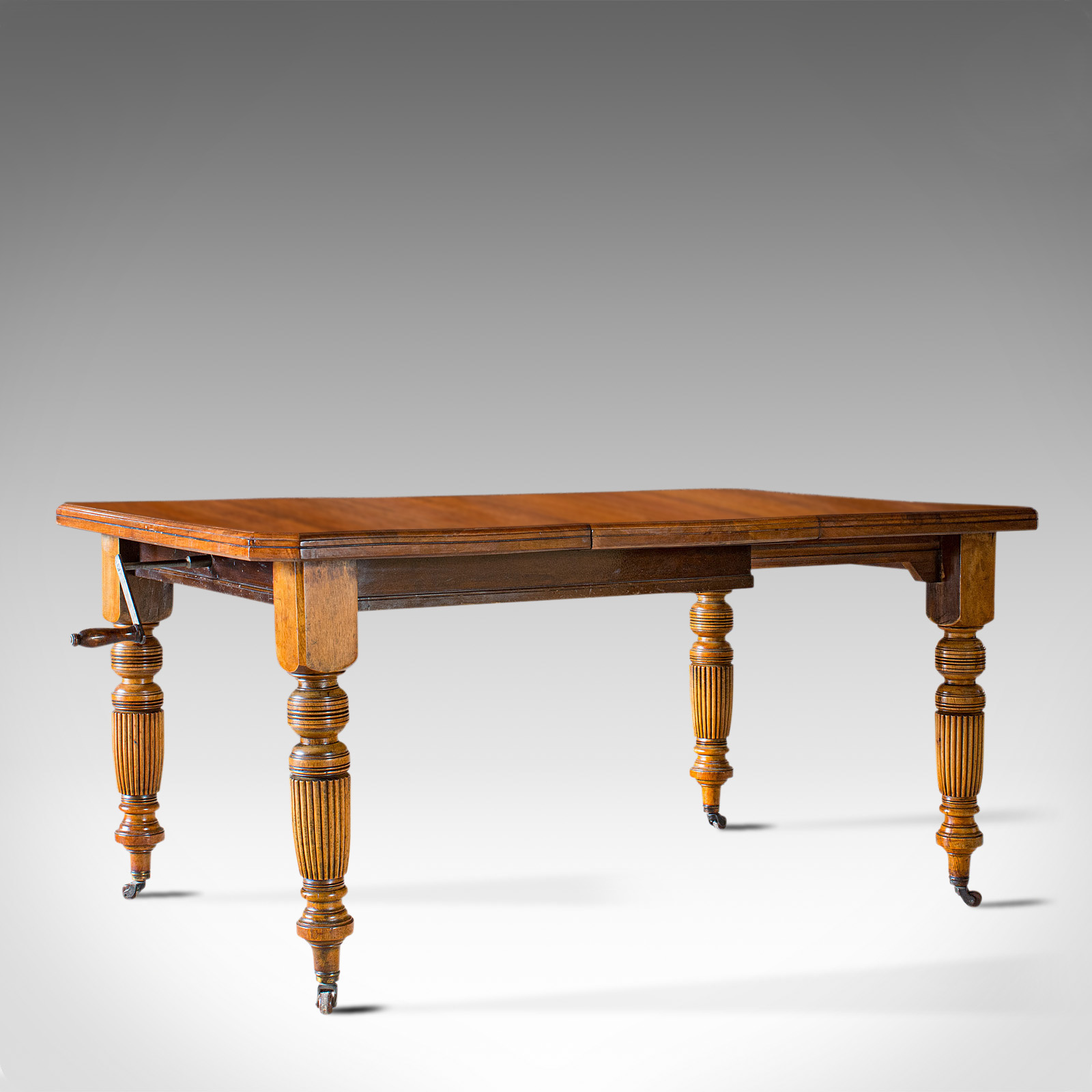 Antique Extending Dining Table, English, Walnut, Seats 4-6, Victorian c.1890 (1 of 1) Antique Extending Dining Table, English, Walnut, Seats 4-6, Victorian c.1890 (1 of 1)