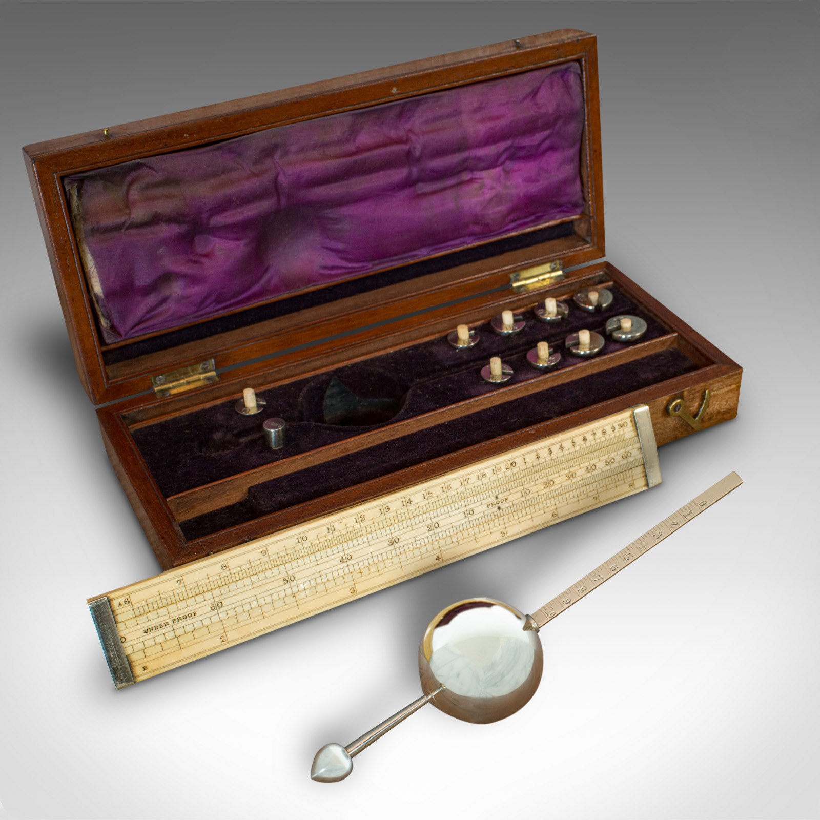 Antique Hydrometer, English, Scientific Instrument, Distiller, Loftus, London (1 of 12) Antique Hydrometer, English, Scientific Instrument, Distiller, Loftus, London (1 of 12)