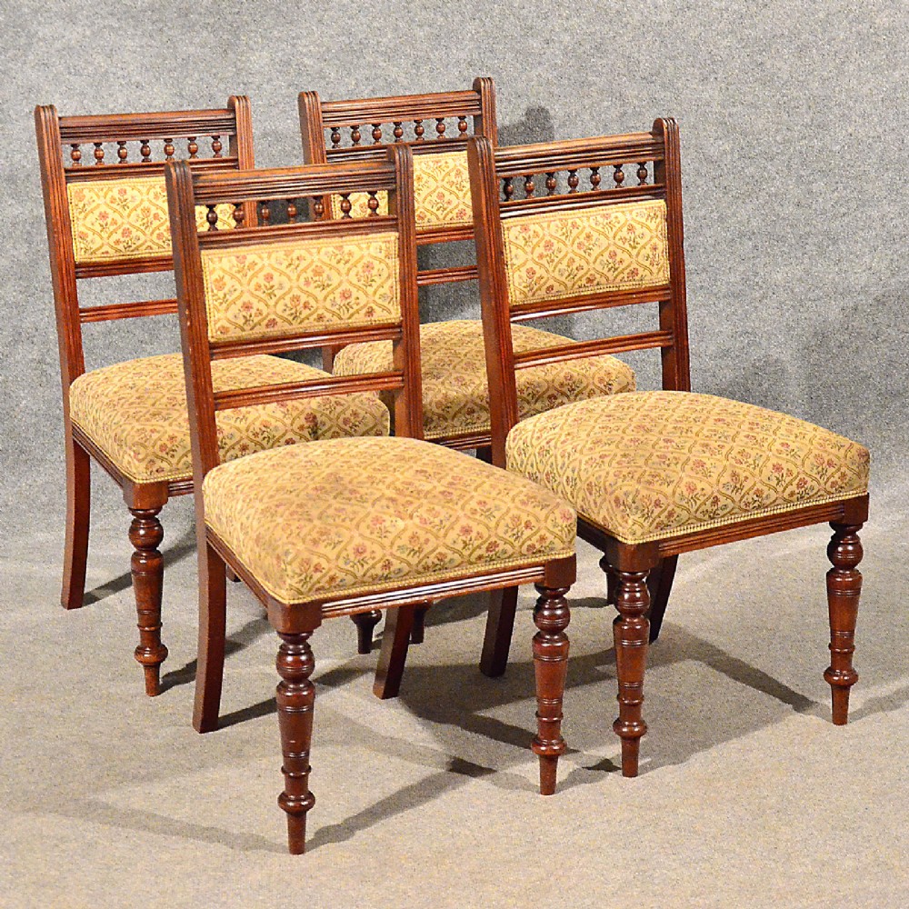 Antique Edwardian Mahogany Dining / Kitchen Chairs X 4 Comfy Sprung Seats c.1910 (1 of 1) Antique Edwardian Mahogany Dining / Kitchen Chairs X 4 Comfy Sprung Seats c.1910 (1 of 1)
