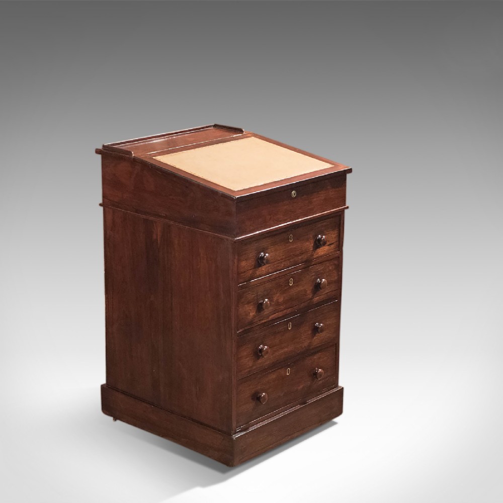 Antique Davenport, Victorian Swivel Top Desk c.1850 (1 of 9)