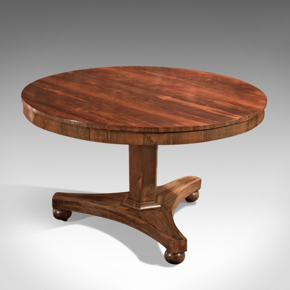 Antique Breakfast Table, Regency, Rosewood c.1820 (1 of 1) Antique Breakfast Table, Regency, Rosewood c.1820 (1 of 1)