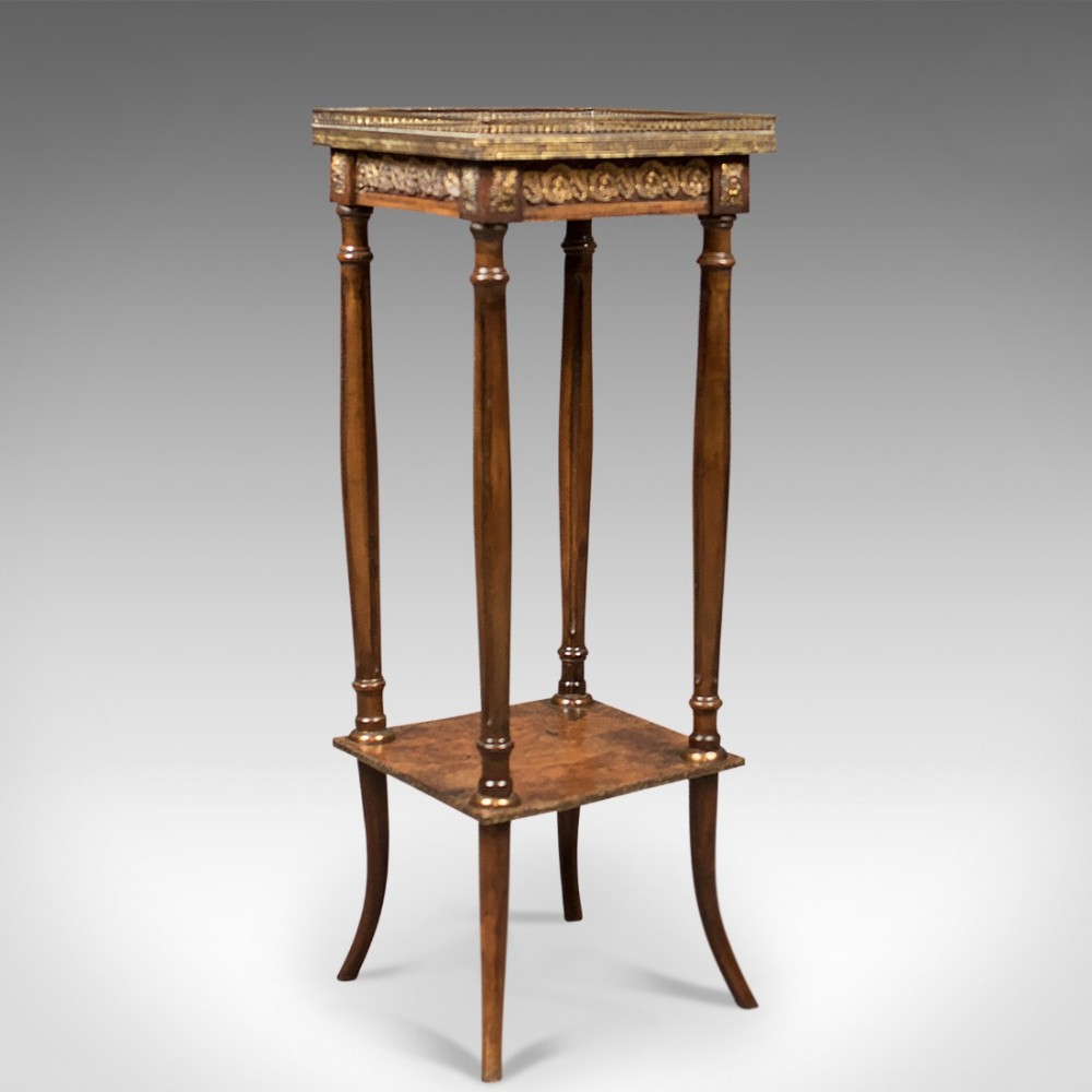 Antique Jardiniere, French Galleried Marble Stand c.1850 (1 of 1) Antique Jardiniere, French Galleried Marble Stand c.1850 (1 of 1)