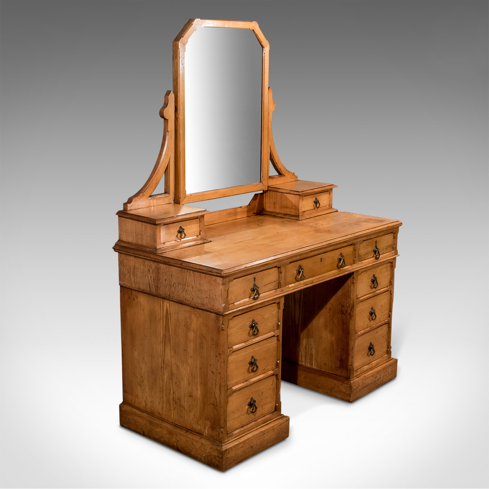 Antique Oak Gothic Dressing Table Vanity Chest Quality English Victorian c.1880 (1 of 1) Antique Oak Gothic Dressing Table Vanity Chest Quality English Victorian c.1880 (1 of 1)