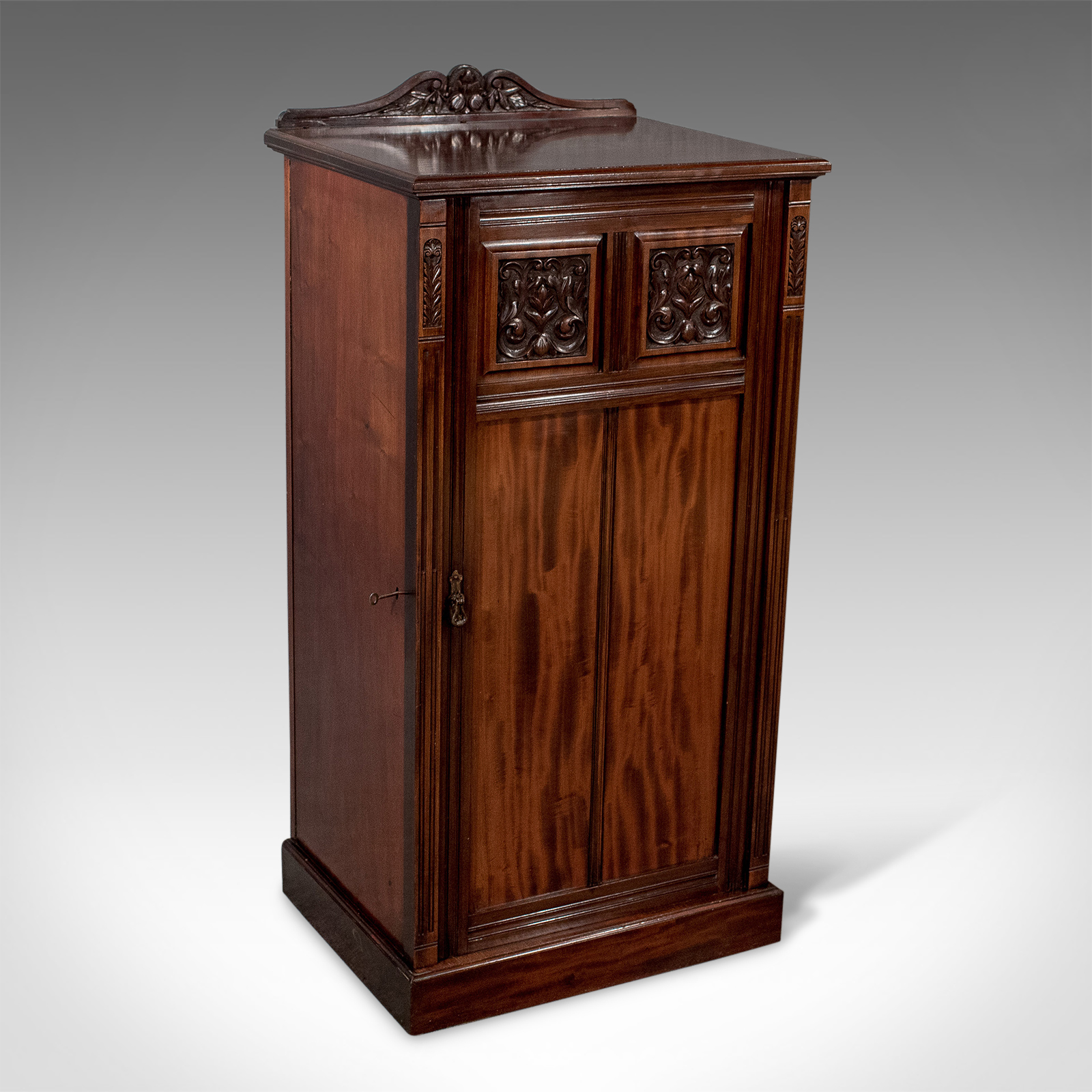 Antique Quality Large English Victorian Music Side Cabinet - Fine Mahogany c.1900 (1 of 1) Antique Quality Large English Victorian Music Side Cabinet - Fine Mahogany c.1900 (1 of 1)