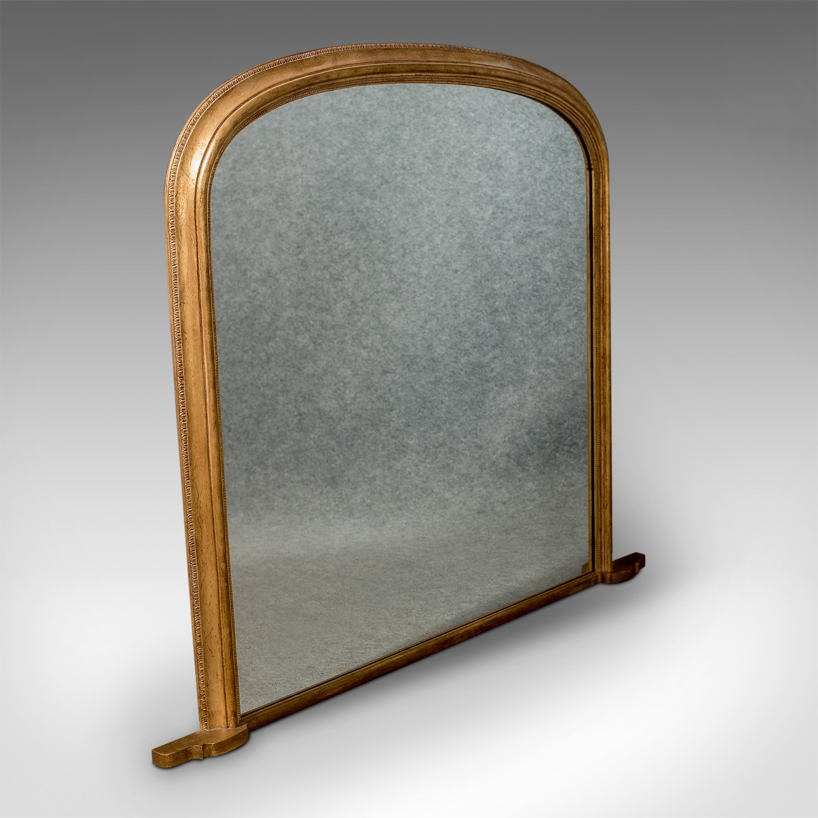 Large Wall Mirror Overmantle English Antique Regency Form - Gilt Finish 20th Century (1 of 1) Large Wall Mirror Overmantle English Antique Regency Form - Gilt Finish 20th Century (1 of 1)