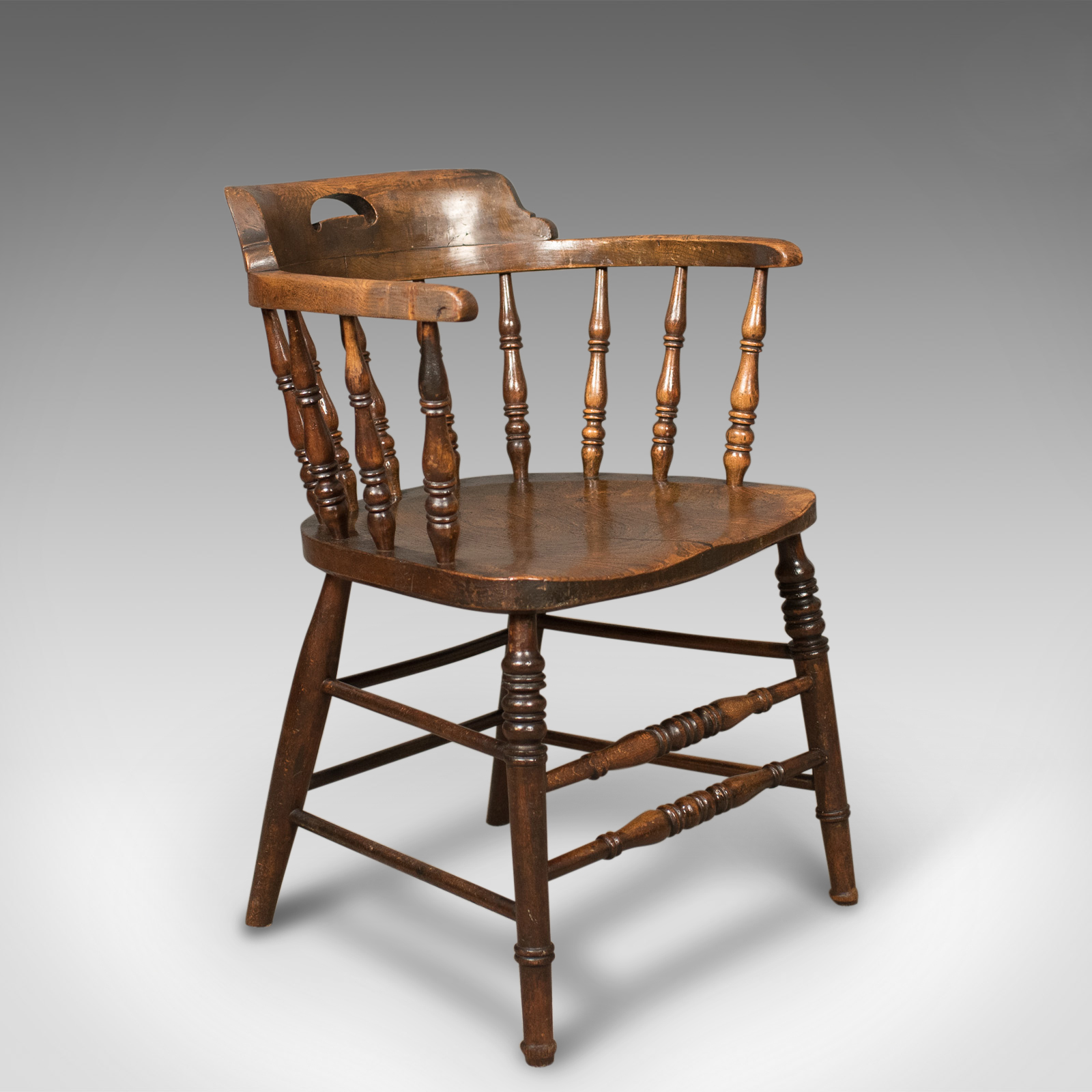 Victorian Antique Bow-Back Chair, English Elm Windsor c.1870 (1 of 8) Victorian Antique Bow-Back Chair, English Elm Windsor c.1870 (1 of 8)