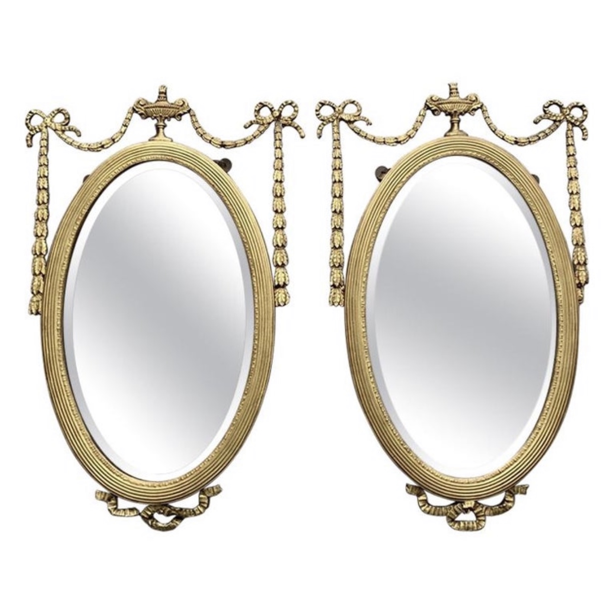 Pair of Regency Oval Gilt Mirrors (1 of 1) Pair of Regency Oval Gilt Mirrors (1 of 1)