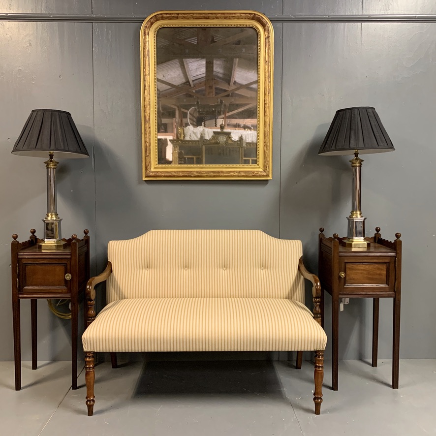 Regency Window Seat in Yellow Norfolk Stripe Ticking (1 of 1) Regency Window Seat in Yellow Norfolk Stripe Ticking (1 of 1)