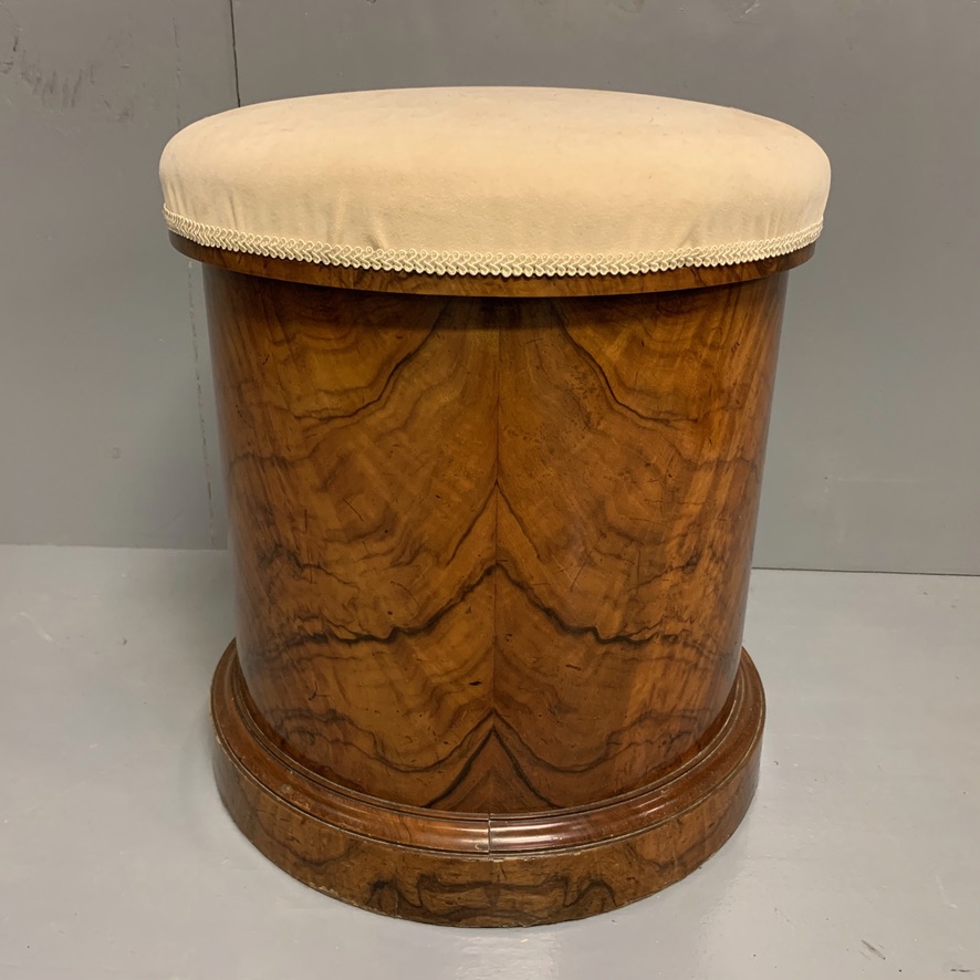 Walnut Commode Stool by Lambs of Manchester (1 of 9) Walnut Commode Stool by Lambs of Manchester (1 of 9)